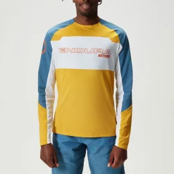 Maglia maniche lunghe Endura MT500 Burner Lite - Giallo