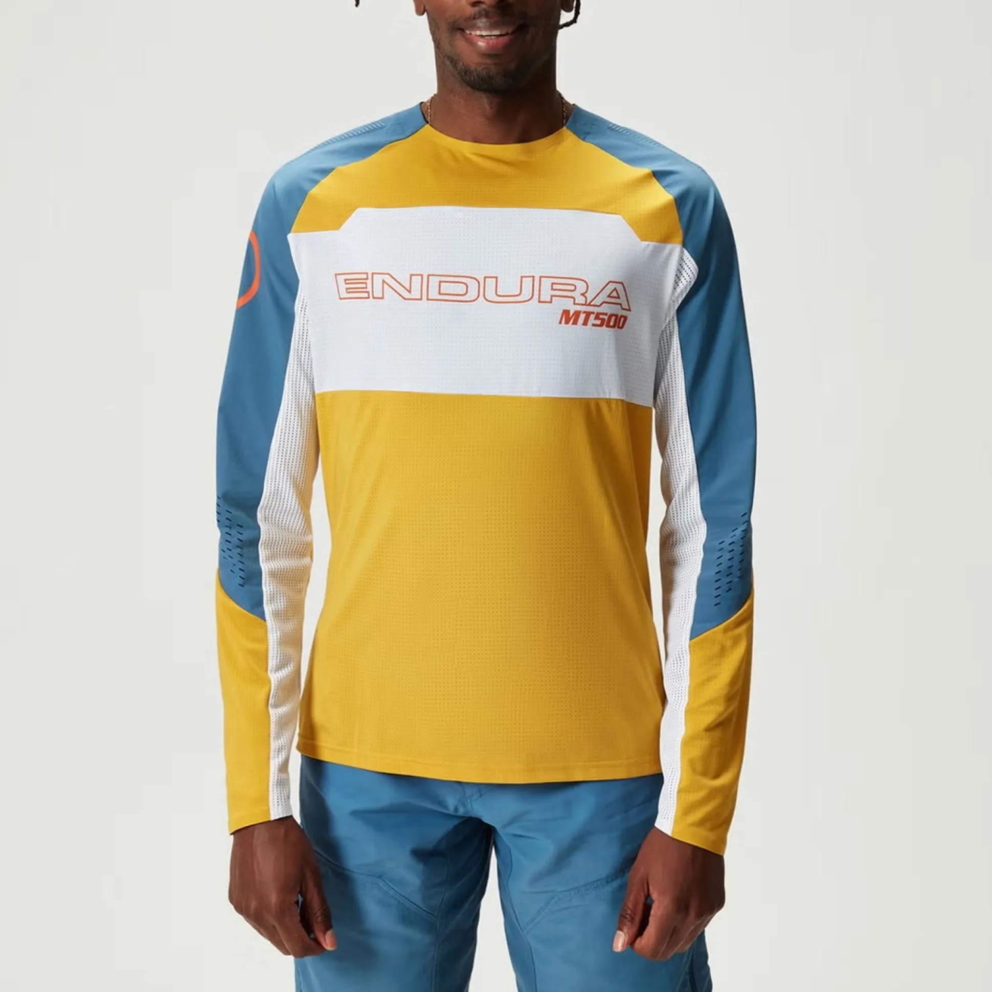 Maglia maniche lunghe Endura MT500 Burner Lite - Giallo