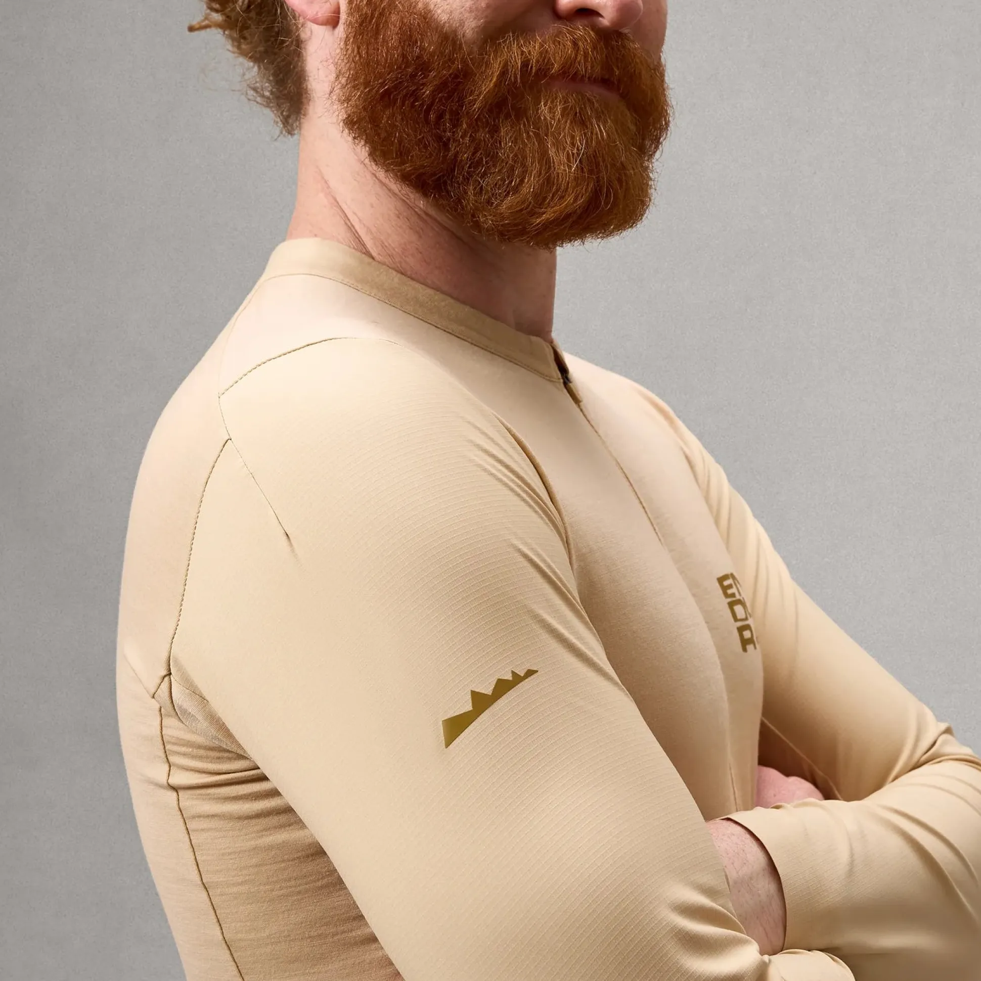 Maglia maniche lunghe Endura AllTrack Ride - Beige