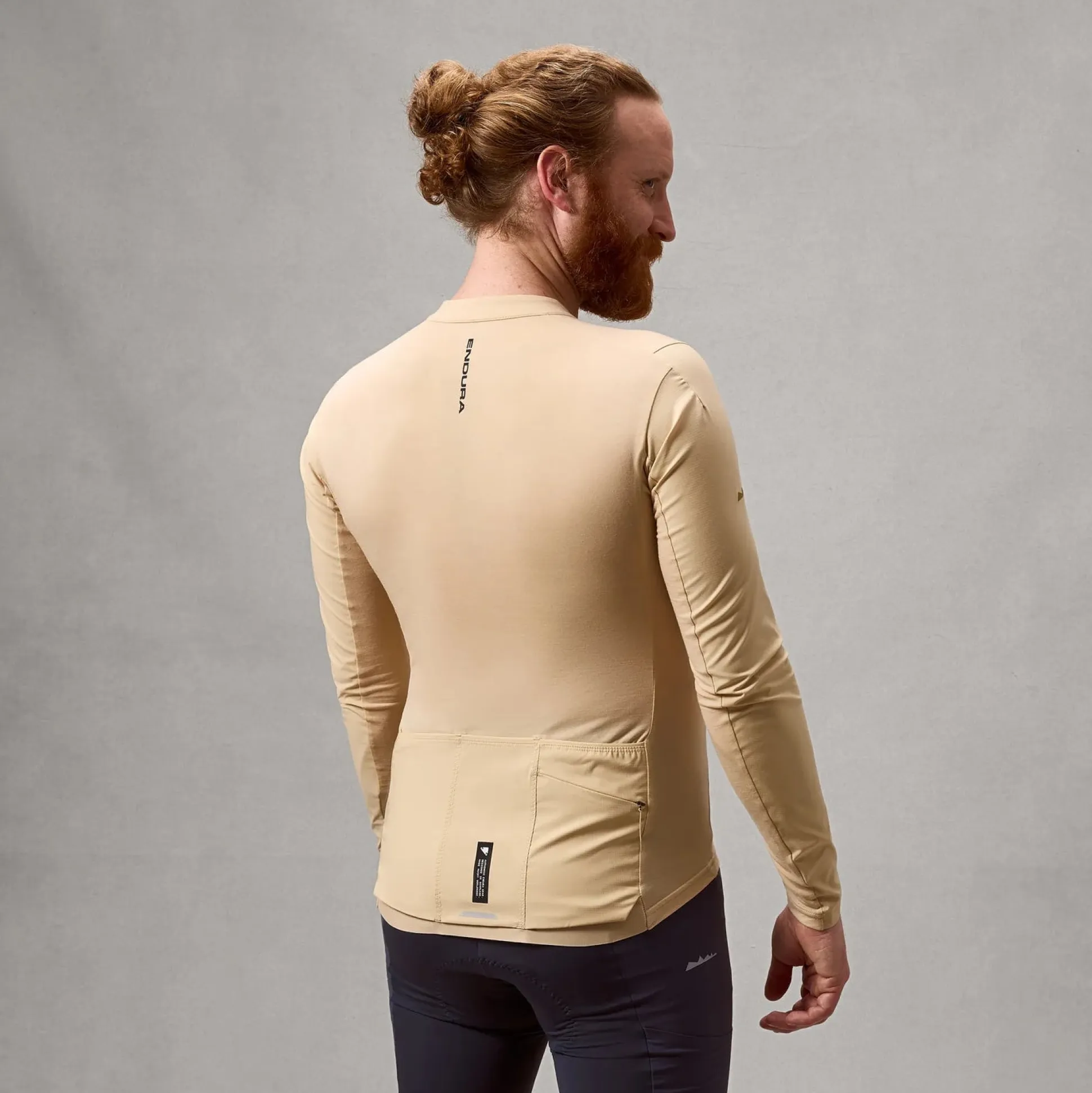 Maglia maniche lunghe Endura AllTrack Ride - Beige