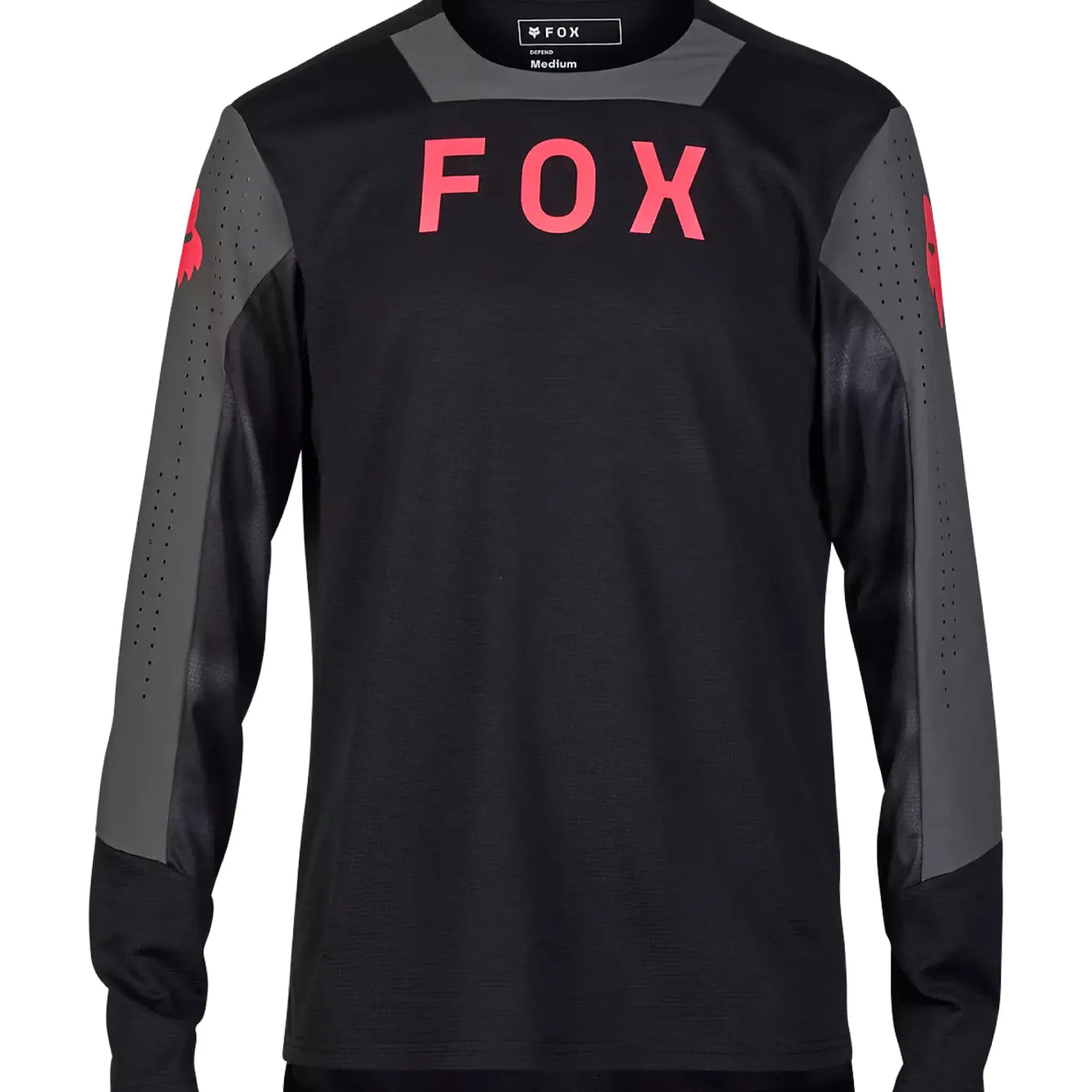 Maglia maniche lunghe Fox Defend Taunt - Nero