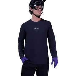 Maglia maniche lunghe Fox Defend Thermal Lunar - Nero giallo
