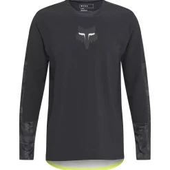 Maglia maniche lunghe Fox Defend Thermal Lunar - Nero giallo