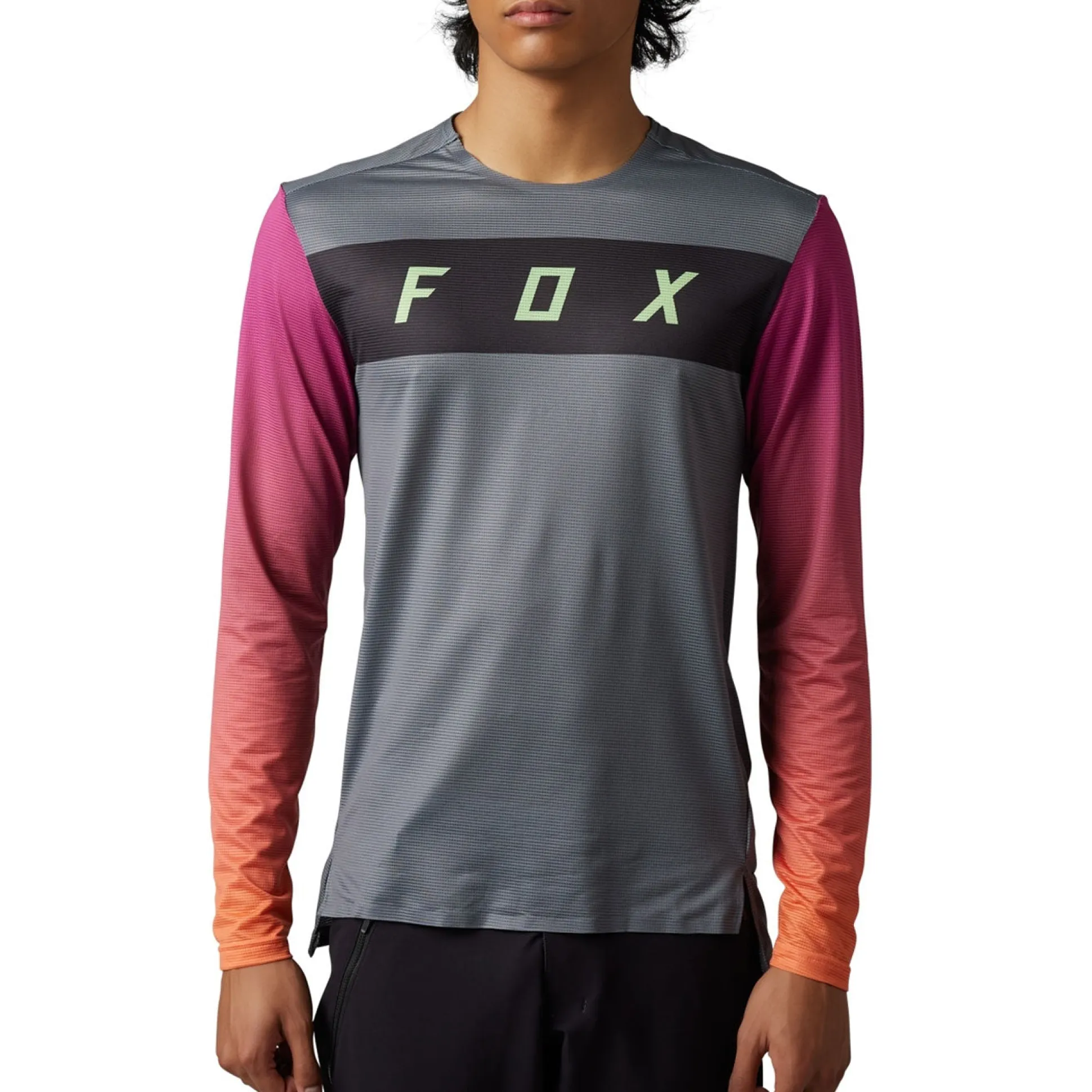 Maglia maniche lunghe Fox Flexair Arcadia - Grigio