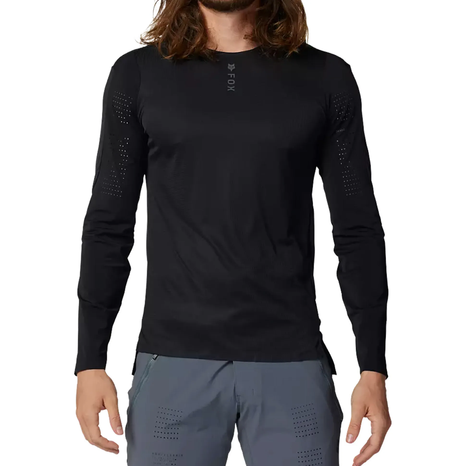 Maglia maniche lunghe Fox Flexair Pro - Nero Nero