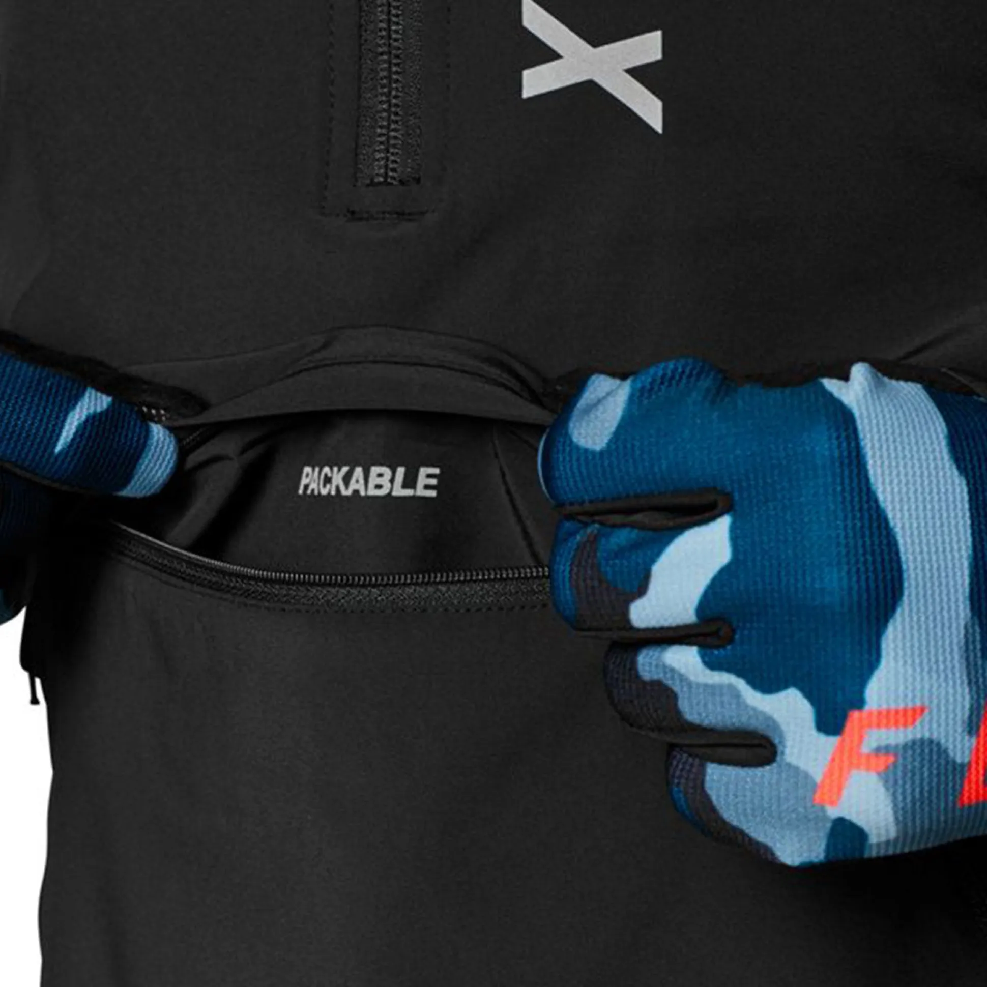 Maglia maniche lunghe Fox Ranger Wind - Nero