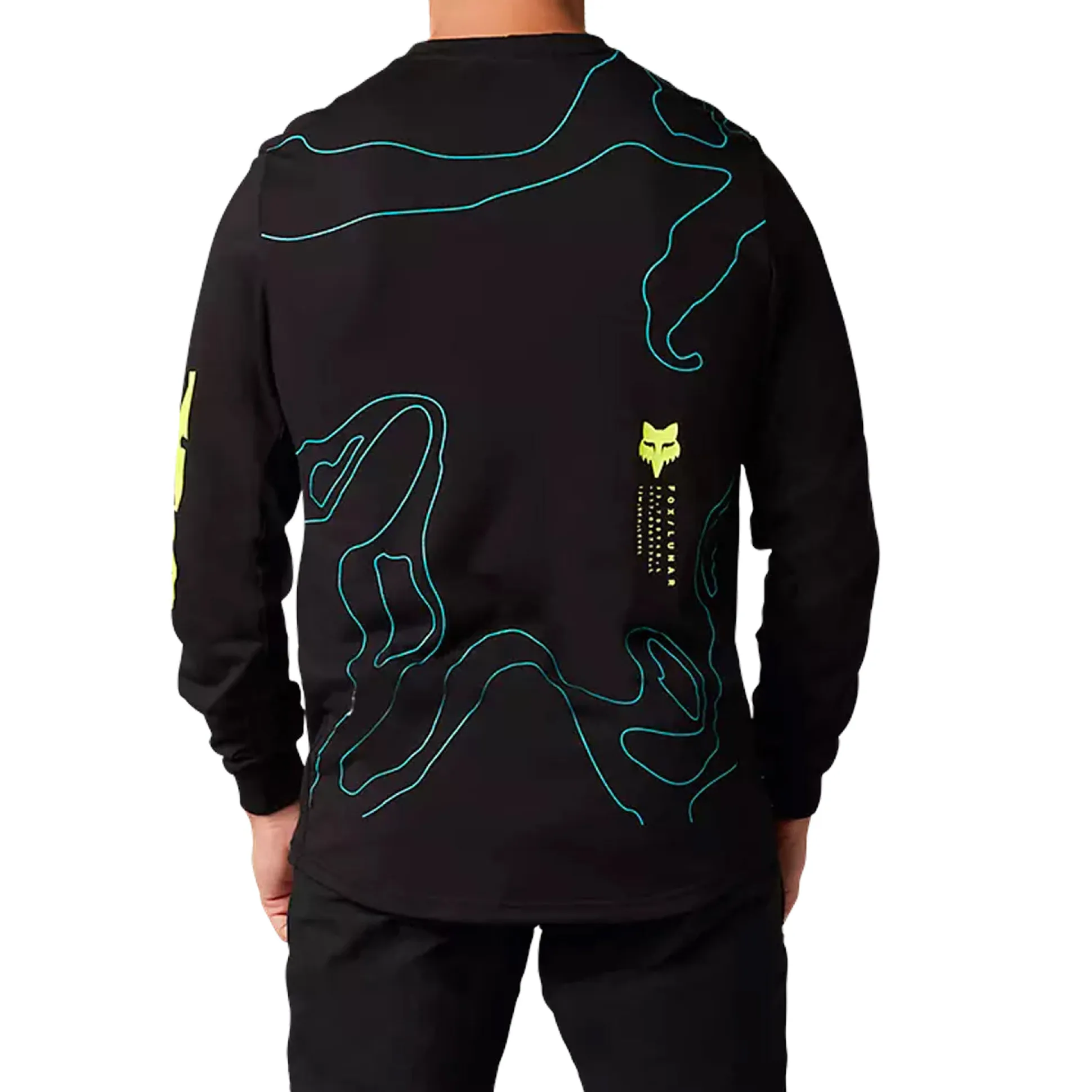 Maglia maniche lunghe Fox Ranger Lunar drirelease Mid - Nero