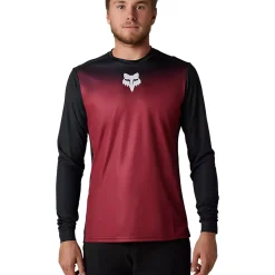 Maglia maniche lunghe Fox Ranger Keel - Bordeaux