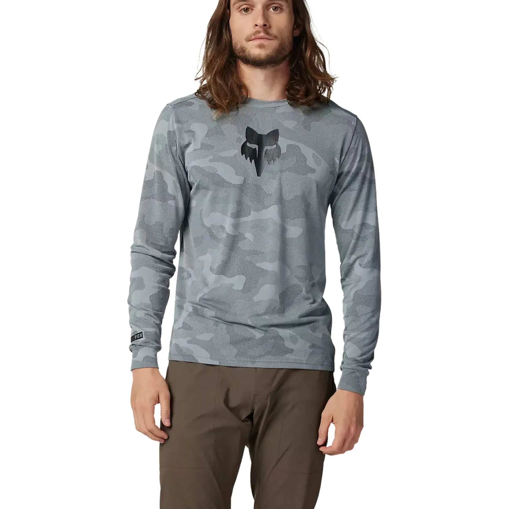Maglia maniche lunghe Fox Ranger TruDri - Grigio