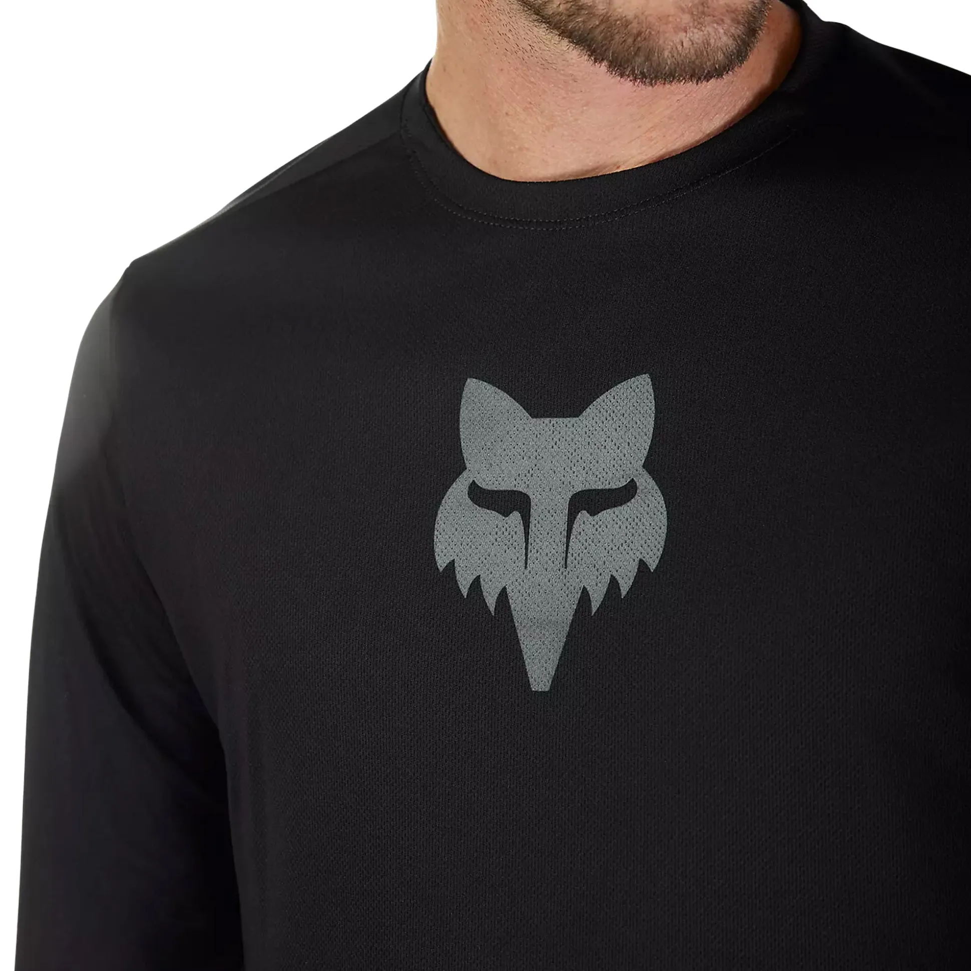 Maglia maniche lunghe Fox Ranger Fox Head - Nero