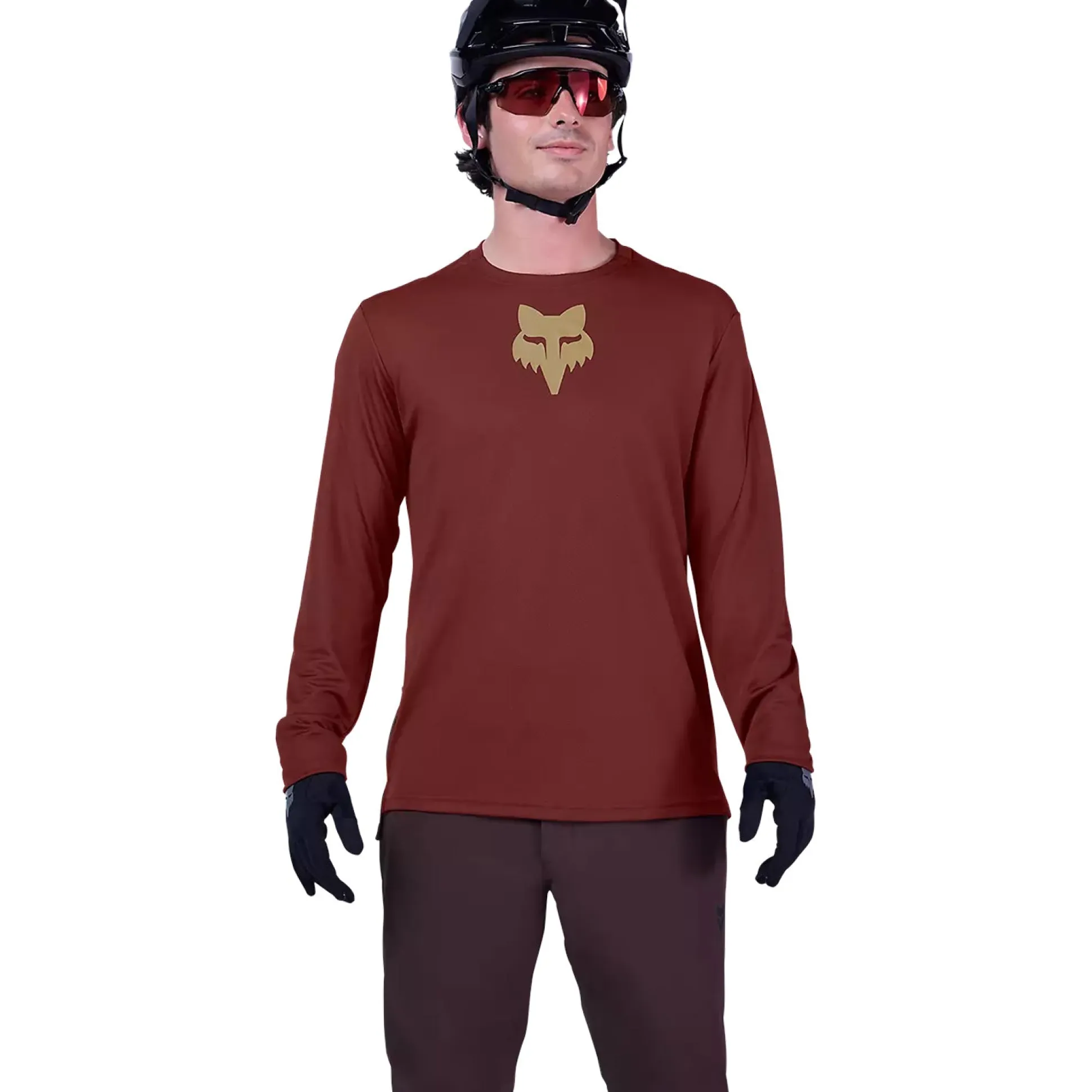 Maglia maniche lunghe Fox Ranger Fox Head - Bordeaux