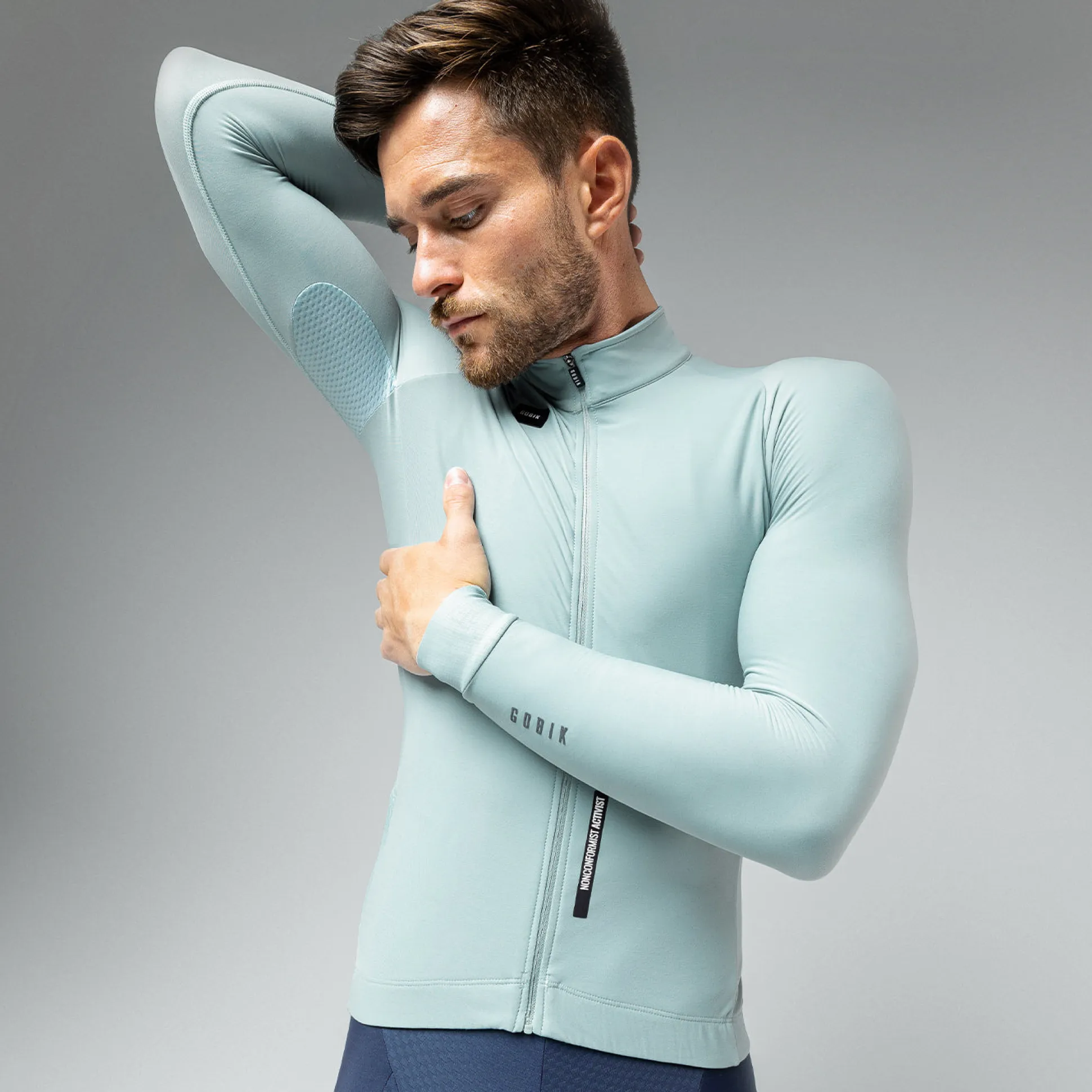 Maglia maniche lunghe Gobik Pacer Solid Hakone Equinoccio - Azzurro