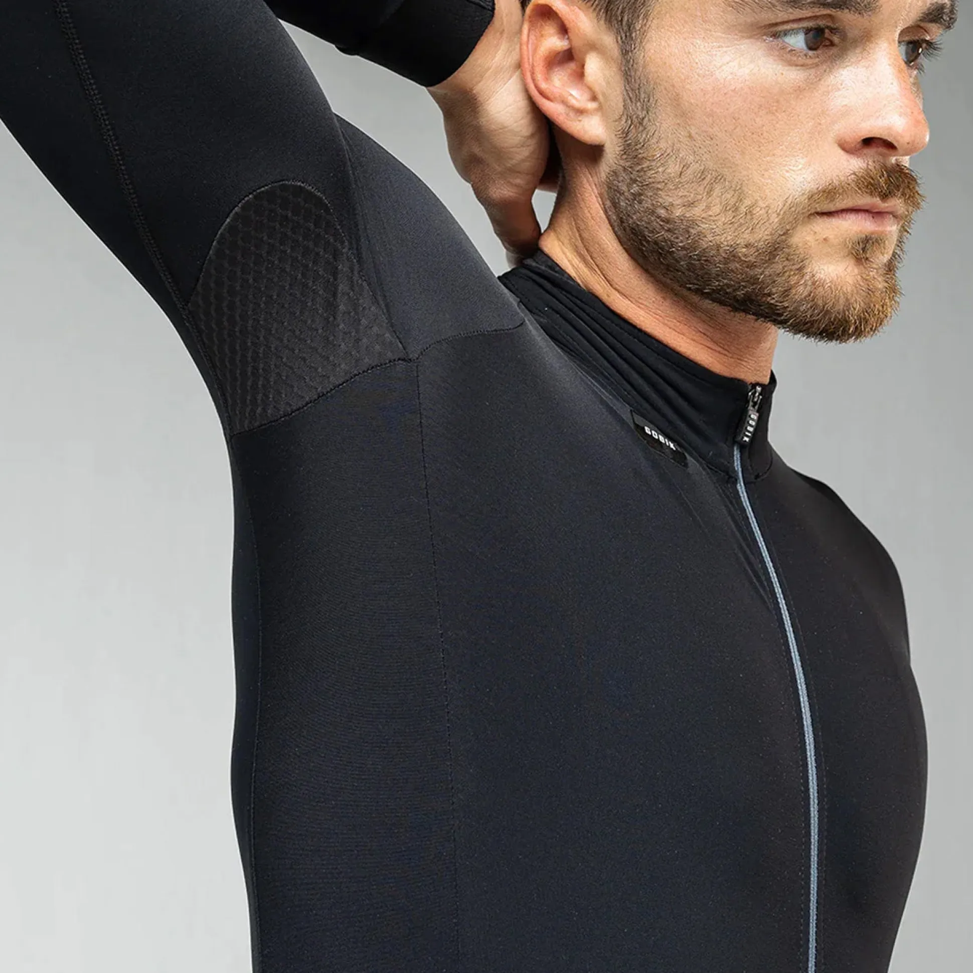Maglia maniche lunghe Gobik Pacer Solid Jasper - Nero