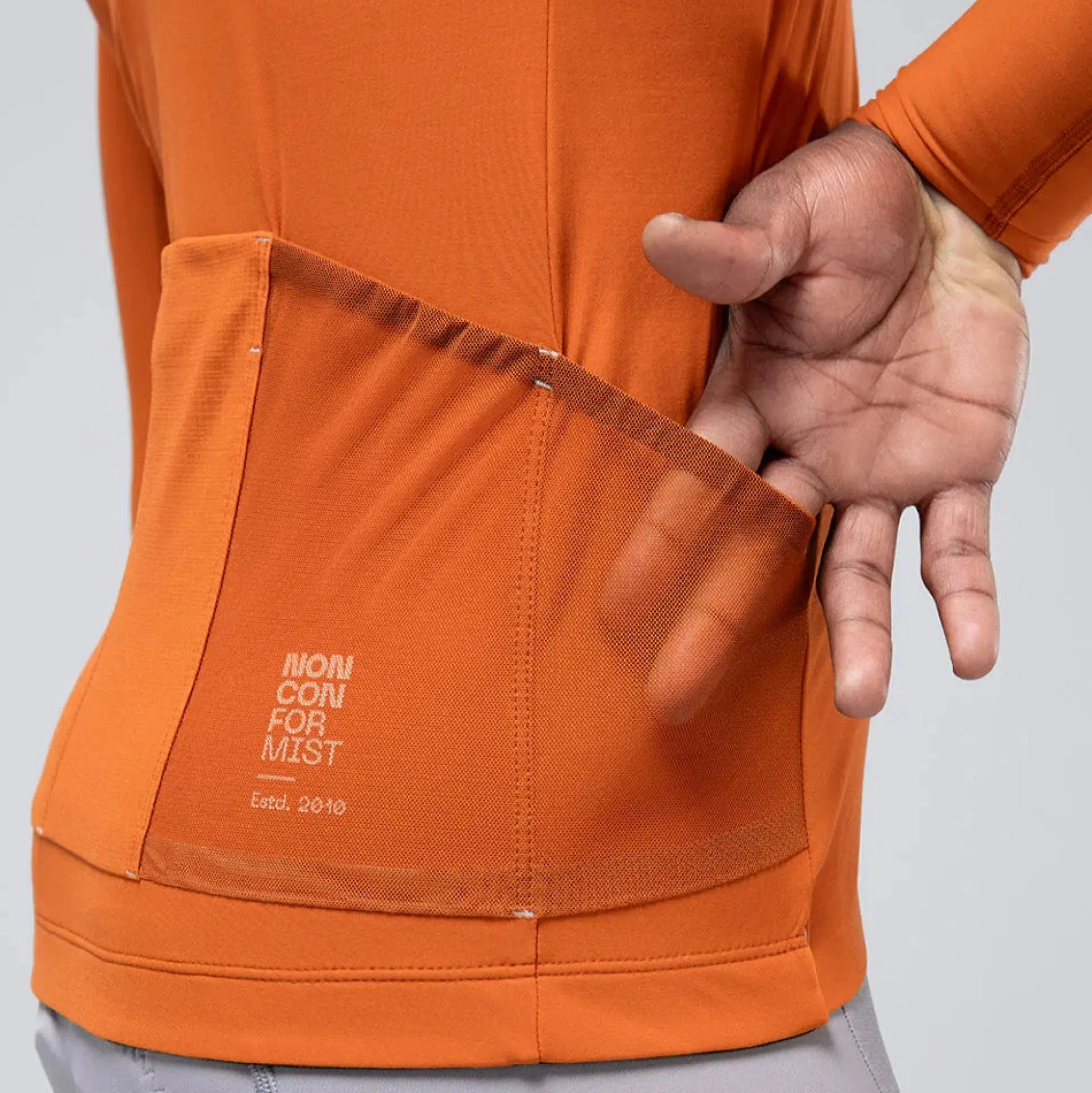 Maglia maniche lunghe Gobik Pacer Solid 2.0 Thai - Arancio