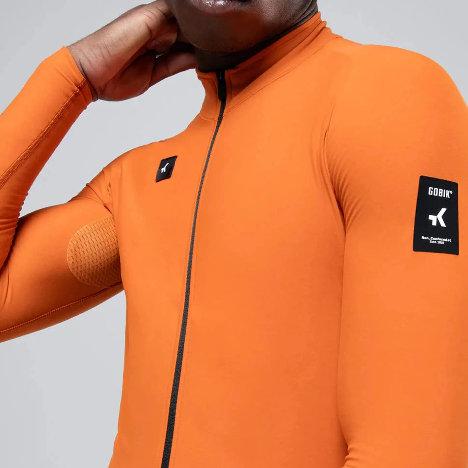 Maglia maniche lunghe Gobik Pacer Solid 2.0 Thai - Arancio