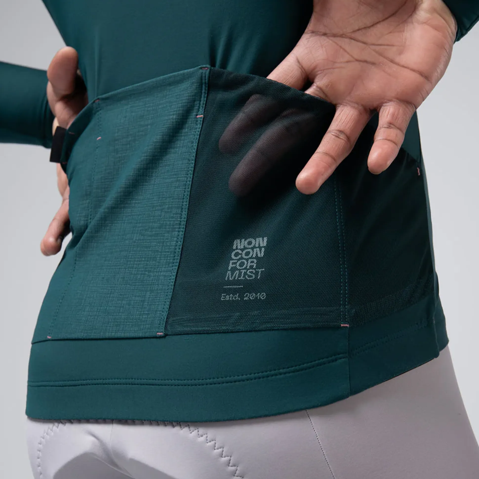 Maglia maniche lunghe Gobik Pacer Solid 2.0 Sunken - Verde