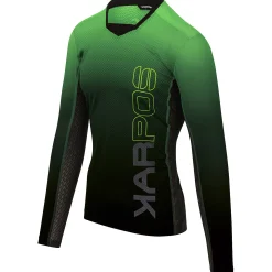 Maglia maniche lunghe Karpos Jump - Verde nero