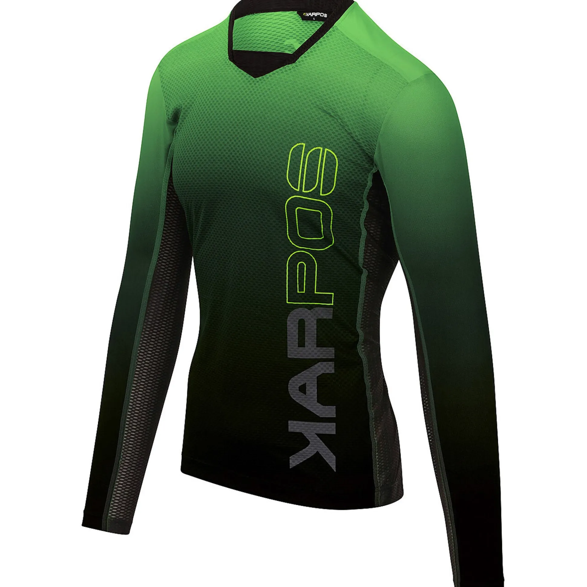 Maglia maniche lunghe Karpos Jump - Verde nero