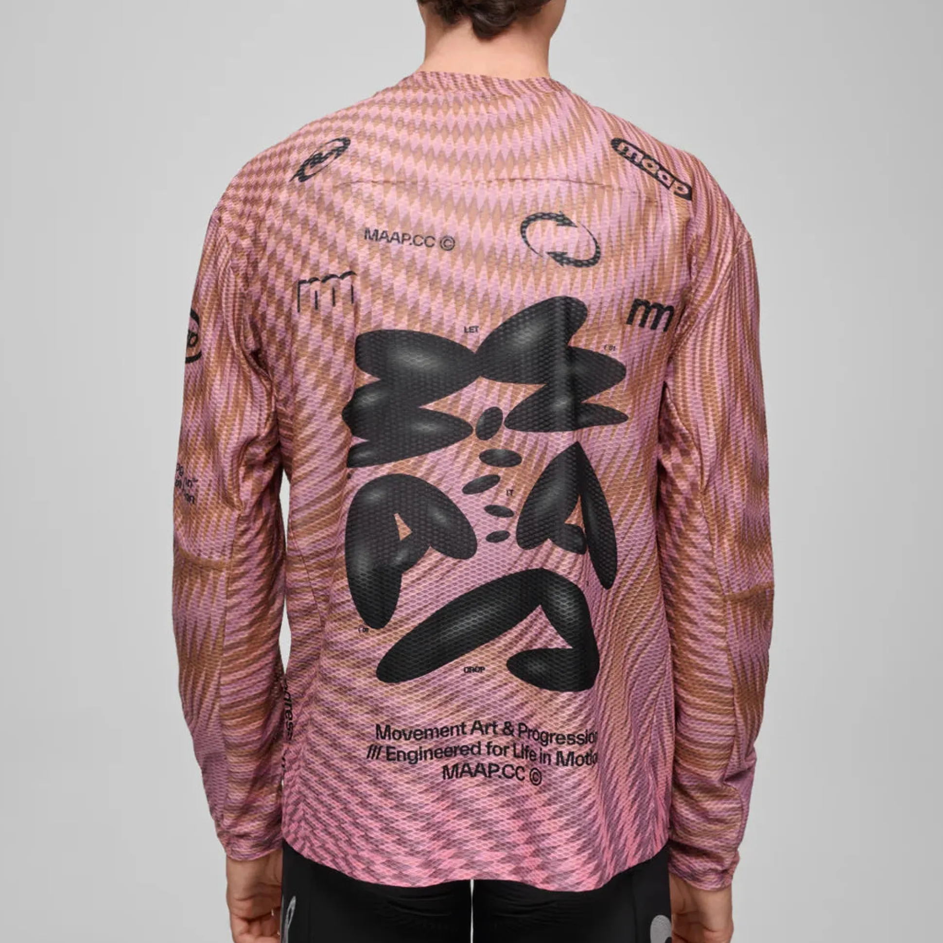 Maglia maniche lunghe Maap Spectrum Air - Rosa