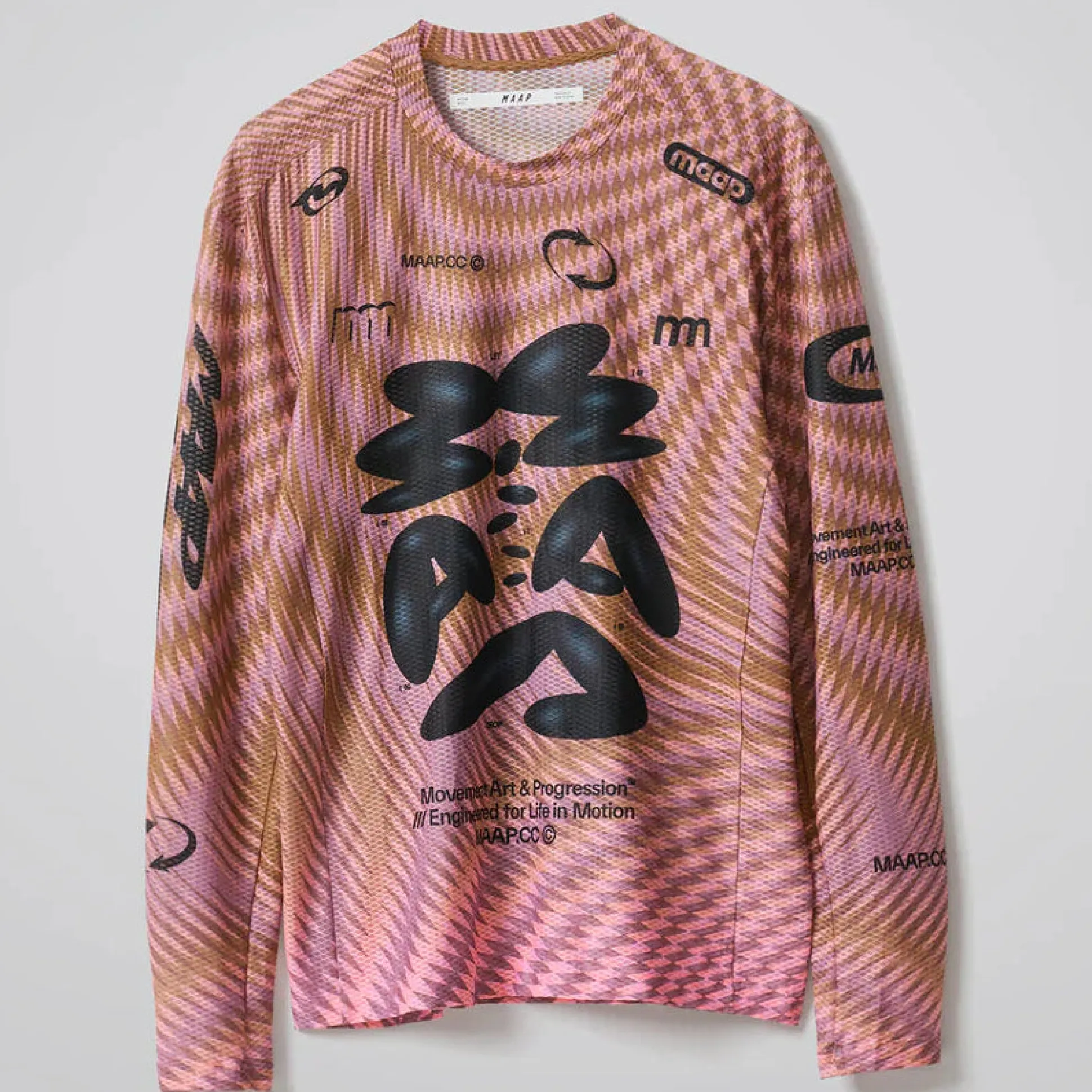 Maglia maniche lunghe Maap Spectrum Air - Rosa