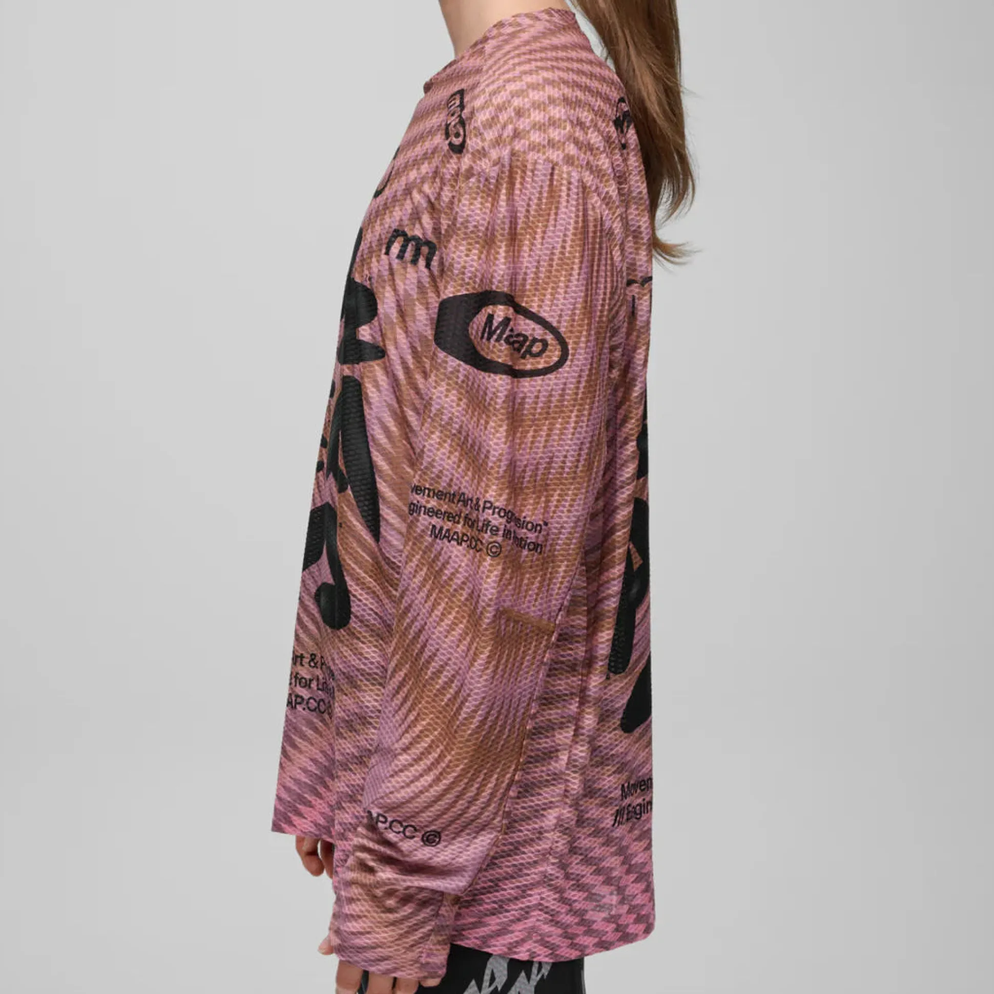 Maglia maniche lunghe Maap Spectrum Air - Rosa