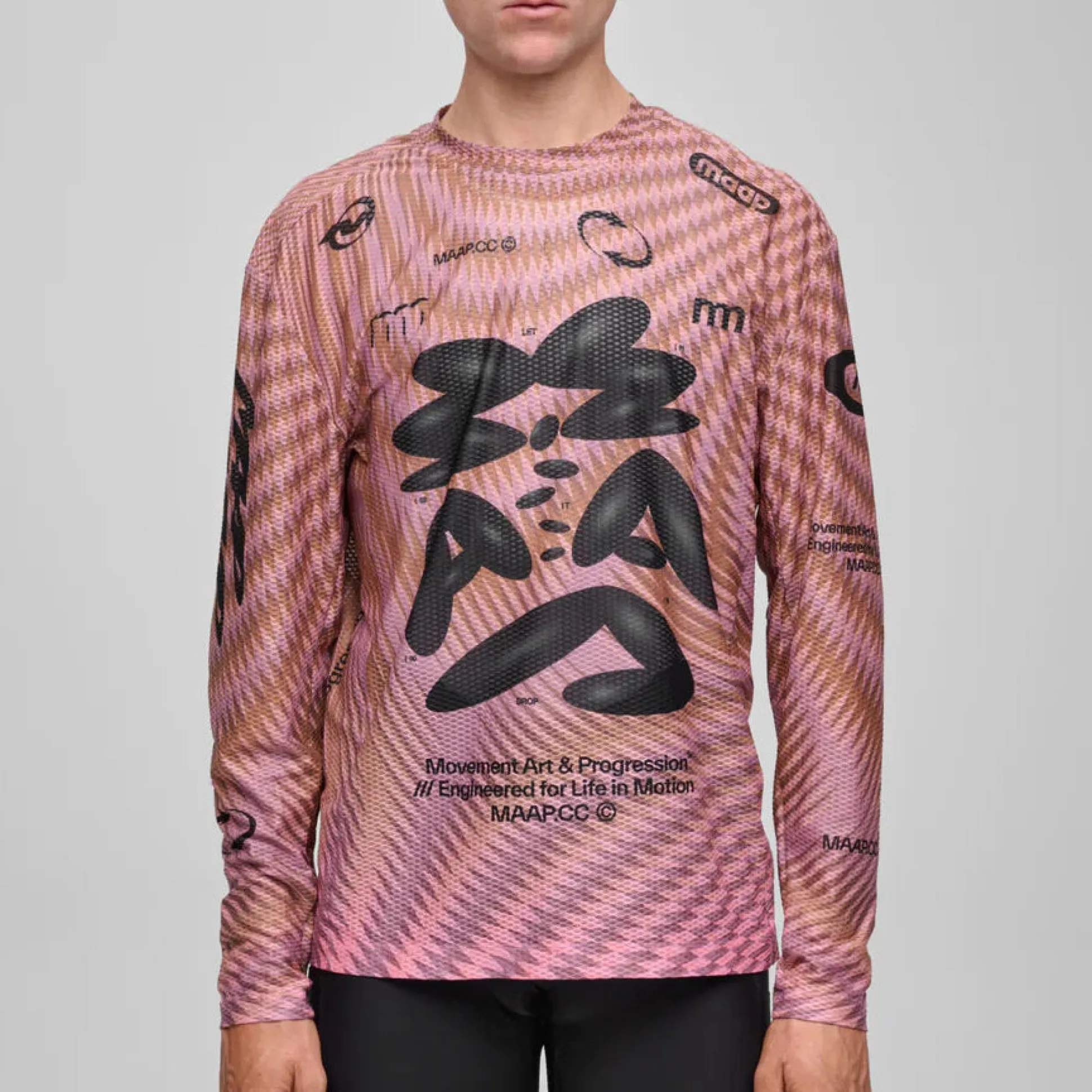 Maglia maniche lunghe Maap Spectrum Air - Rosa