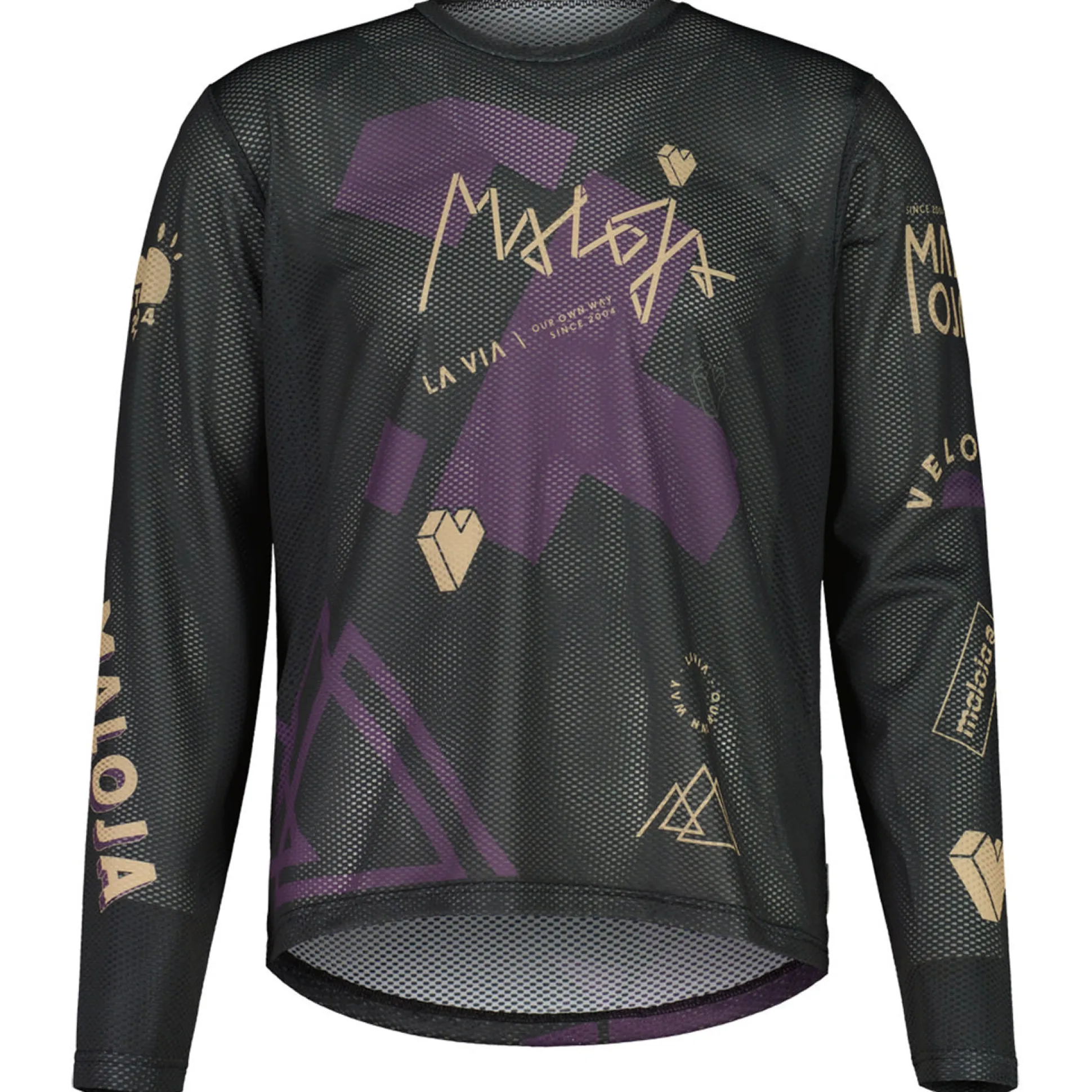 Maglia maniche lunghe Maloja WeissenbergM - Nero