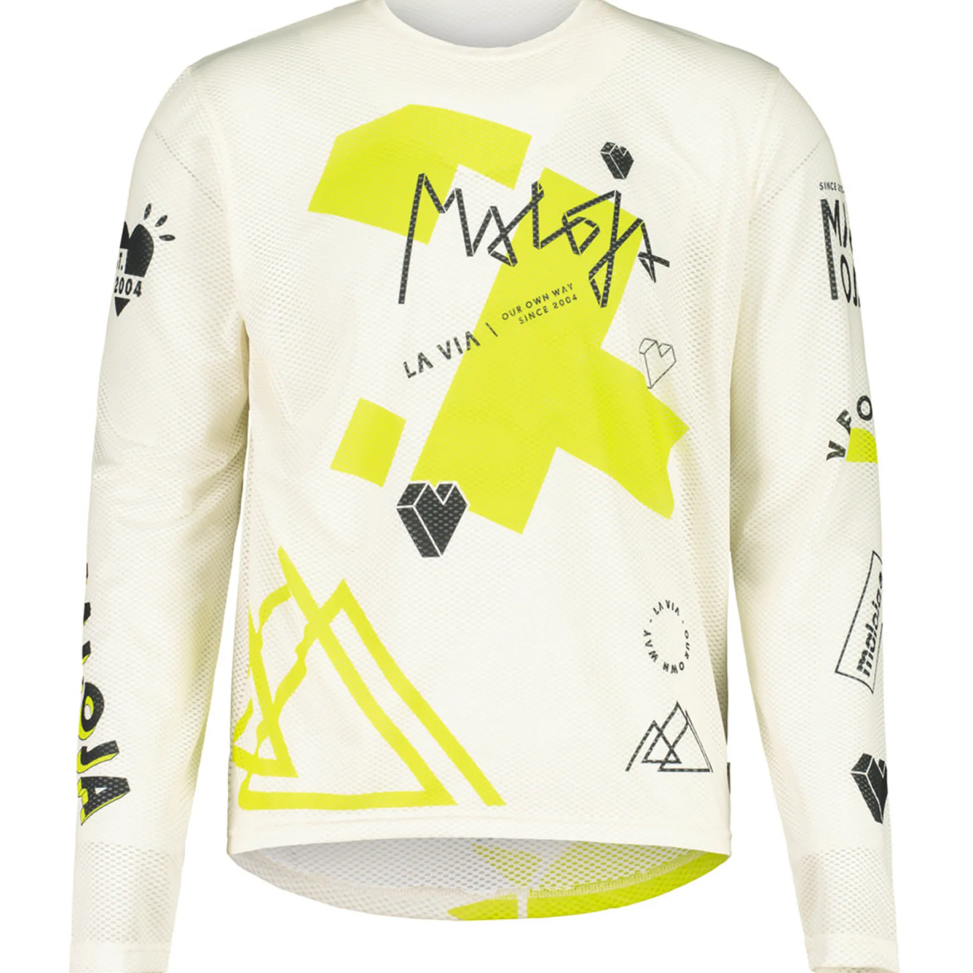 Maglia maniche lunghe Maloja WeissenbergM - Bianco