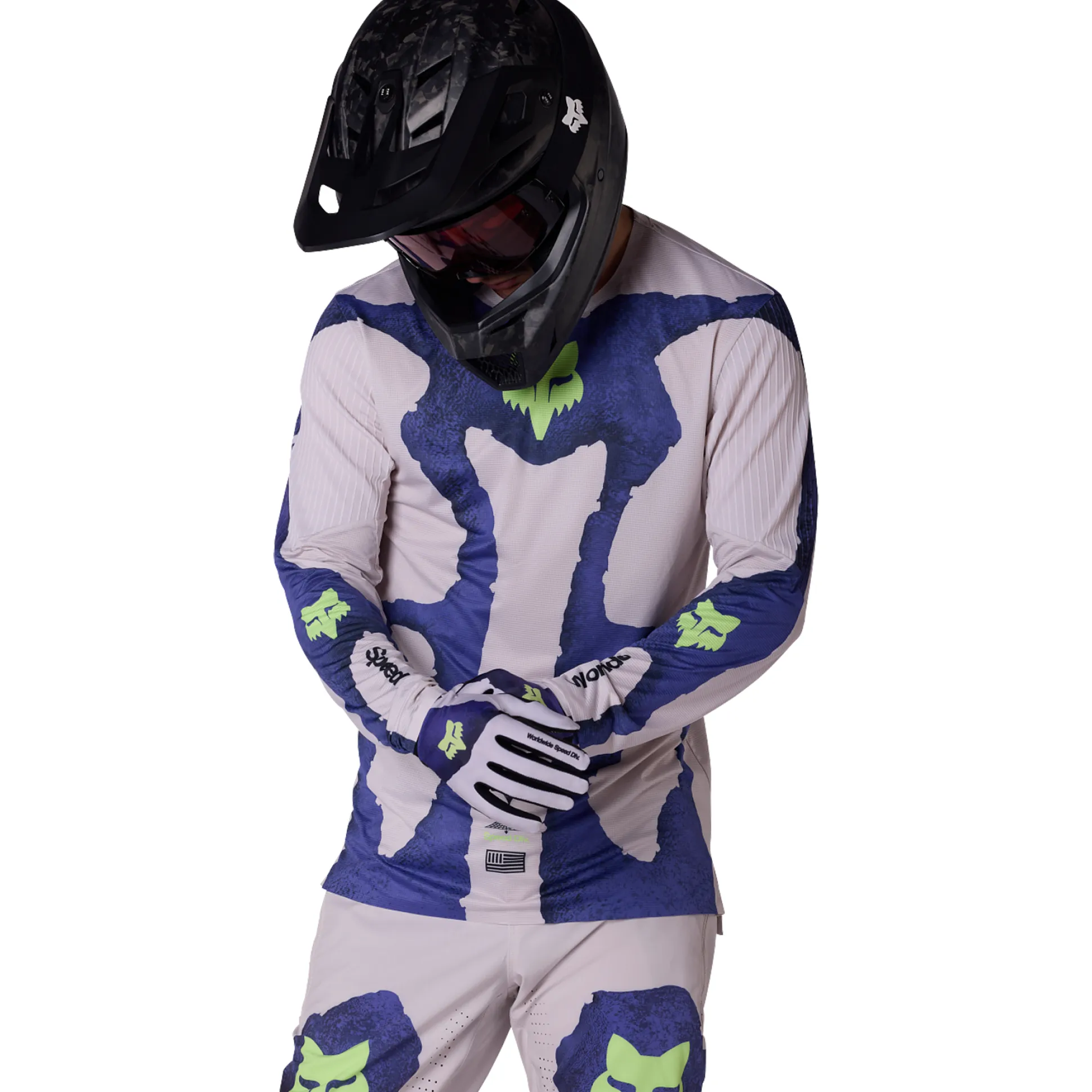 Maglia maniche lunghe mtb Fox Flexair Awareness - Multicolore