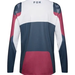 Maglia maniche lunghe mtb Fox Ranger Tactile - Bianco blu