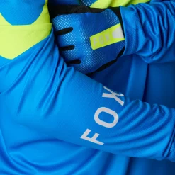 Maglia maniche lunghe mtb Fox Ranger Tactile - Azzurro