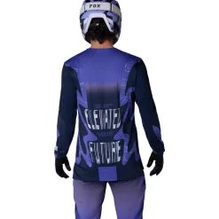 Maglia maniche lunghe mtb Fox Flexair Diffuse - Viola