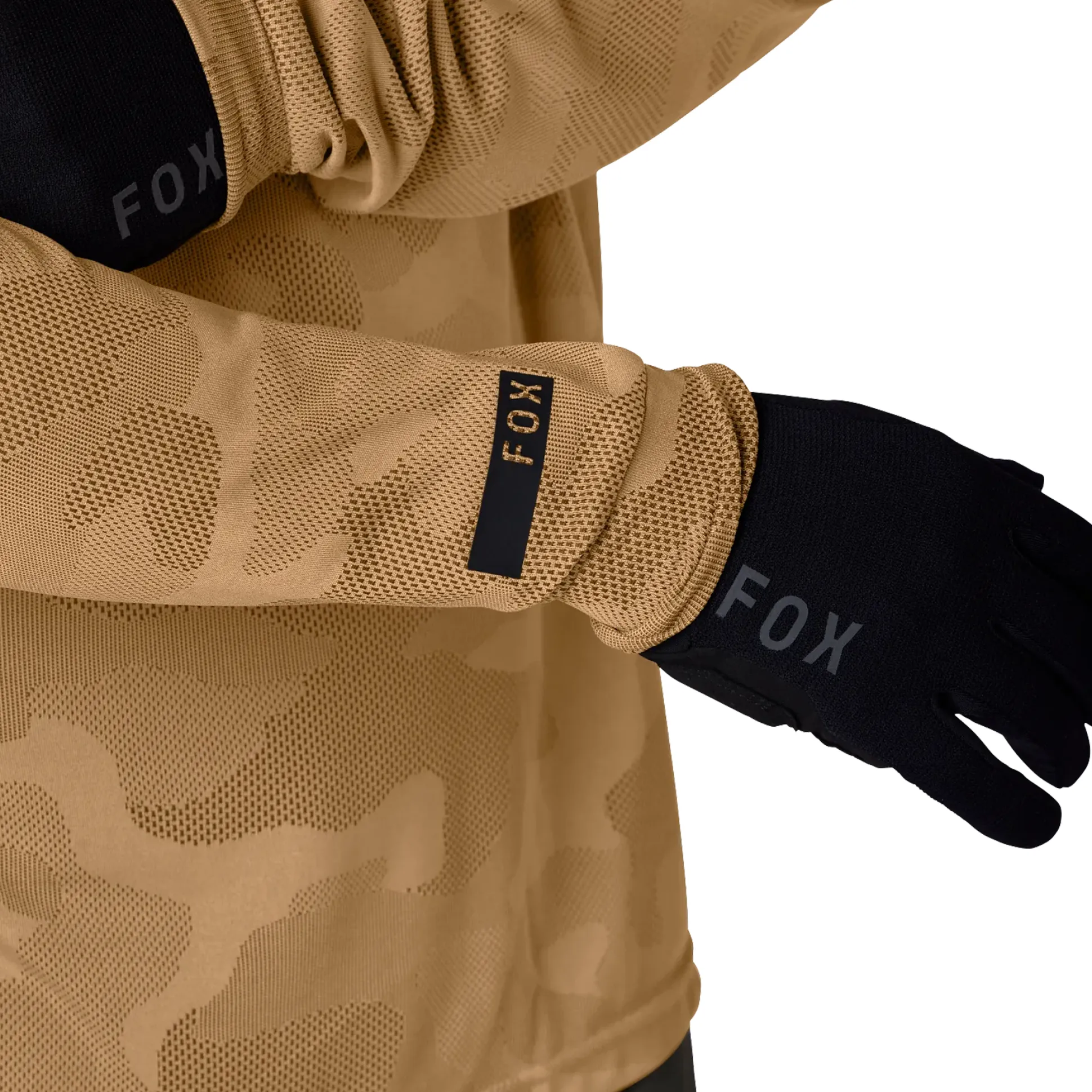 Maglia maniche lunghe mtb Fox Ranger TruDri - Marrone chiaro