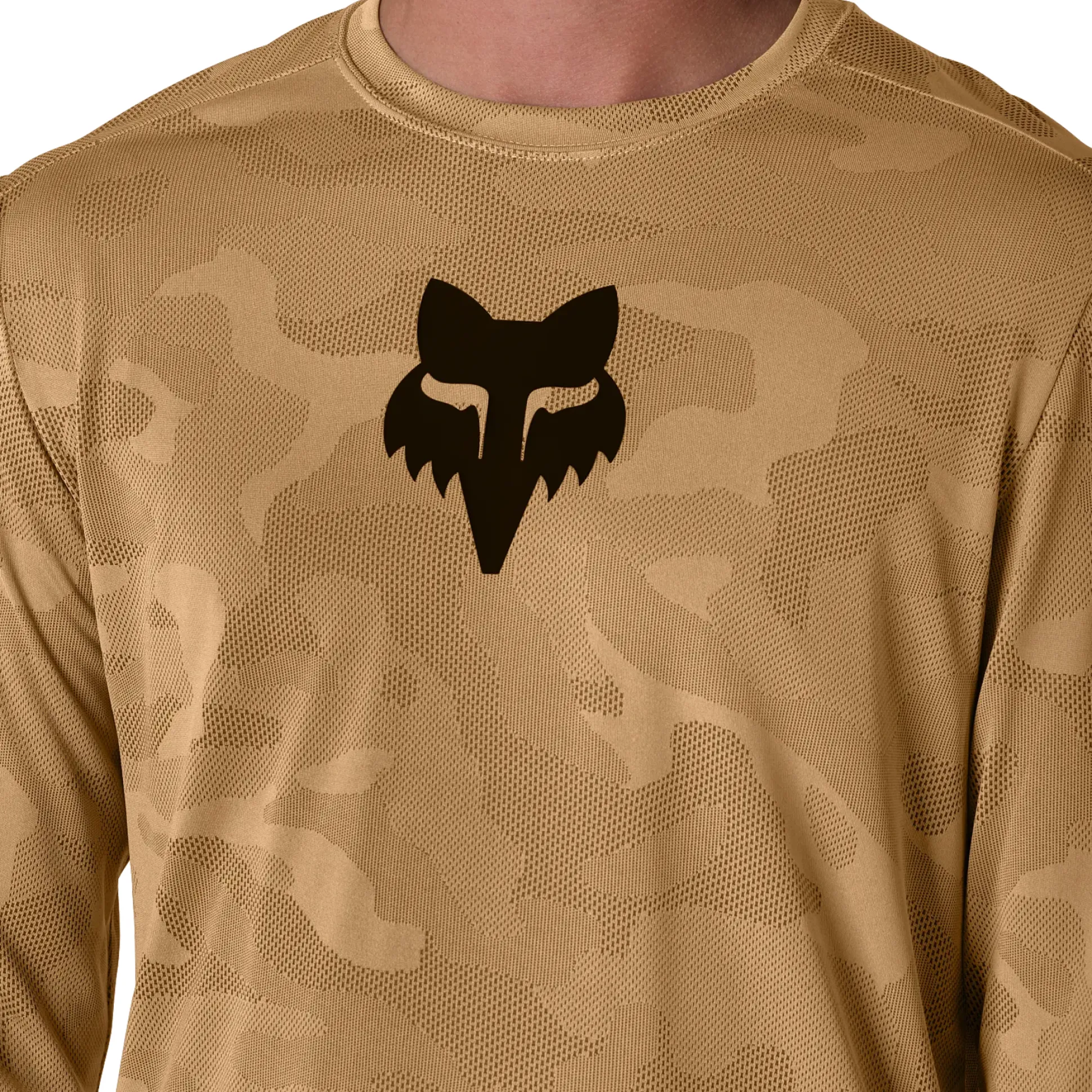 Maglia maniche lunghe mtb Fox Ranger TruDri - Marrone chiaro