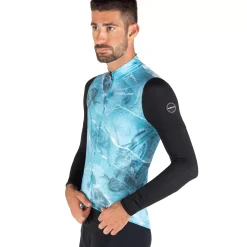 Maglia maniche lunghe Nalini Warm Mesh - Azzurro