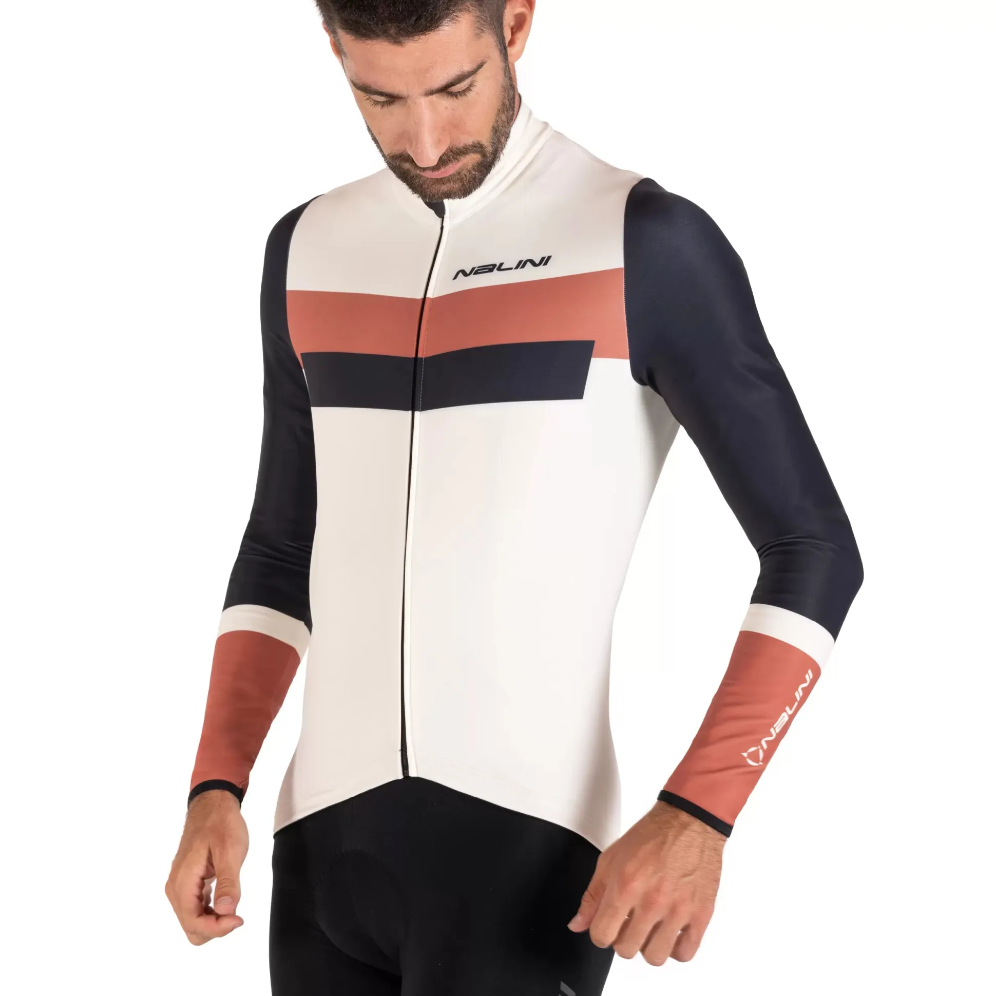 Maglia maniche lunghe Nalini Stelvio - Beige