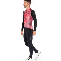 Maglia maniche lunghe Nalini Warm Mesh - Rosso