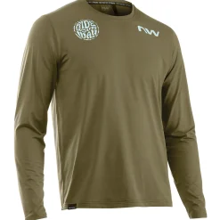 Maglia maniche lunghe Northwave XTrail 2 - Verde scuro