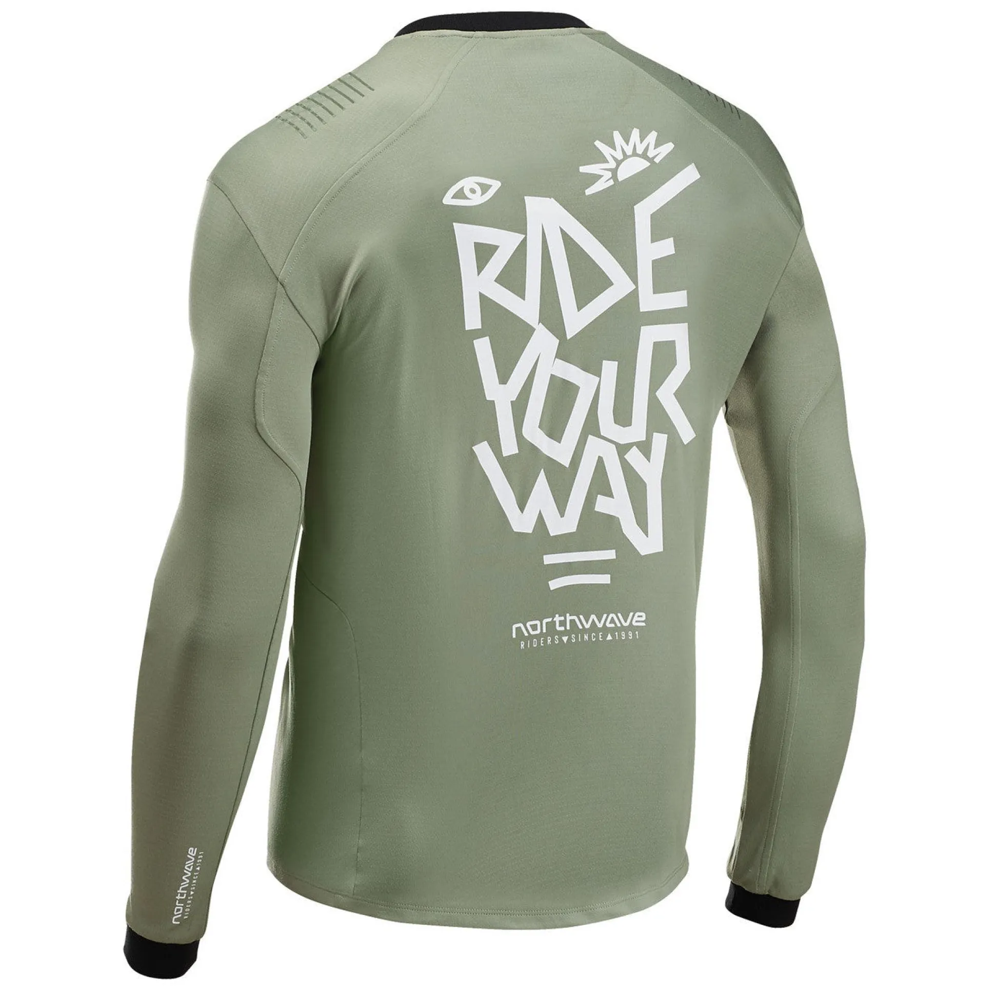 Maglia maniche lunghe Northwave Sharp - Verde