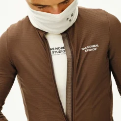 Maglia maniche lunghe Pas Normal Studios Essential - Marrone chiaro