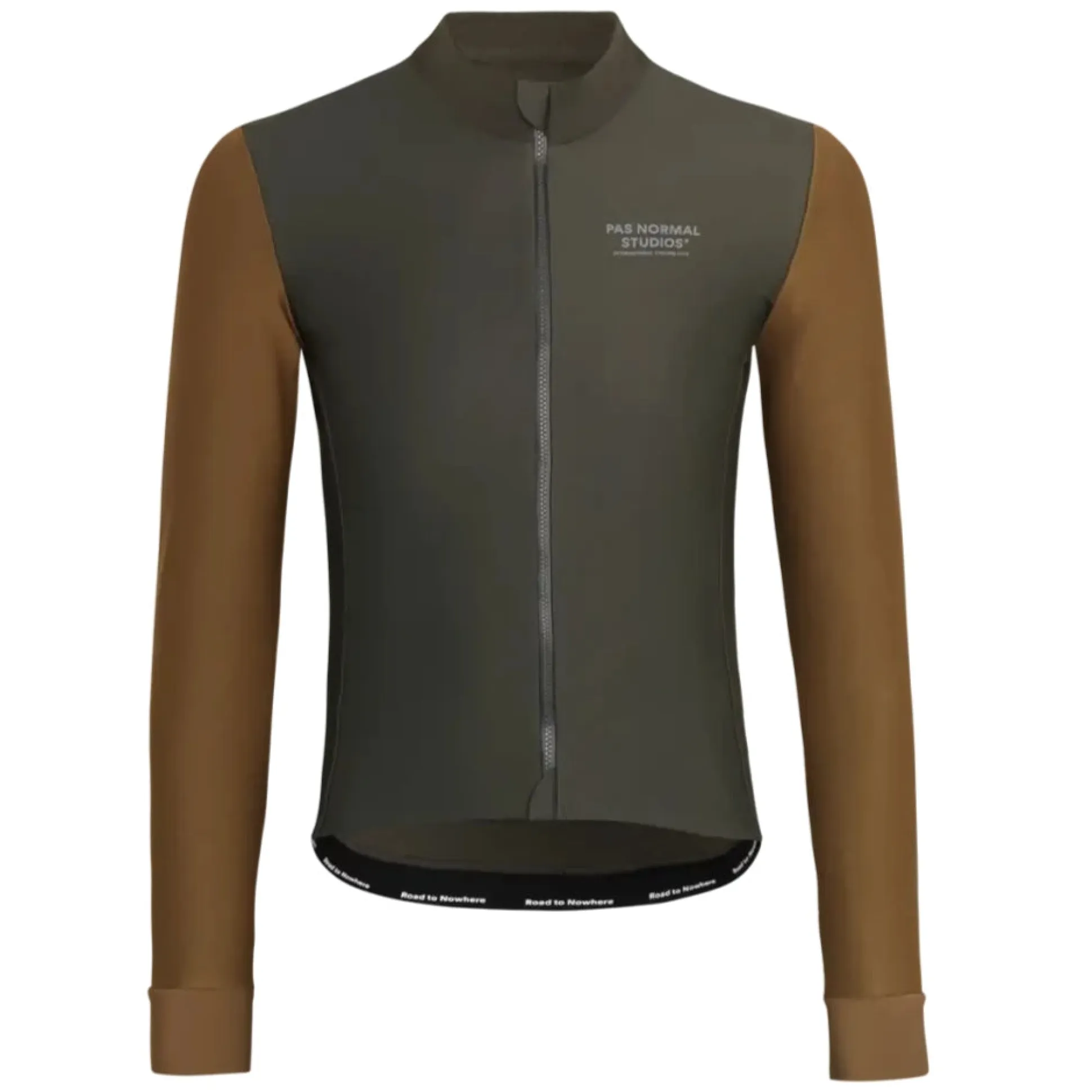 Maglia maniche lunghe Pas Normal Studios Mechanism Thermal - Verde marrone