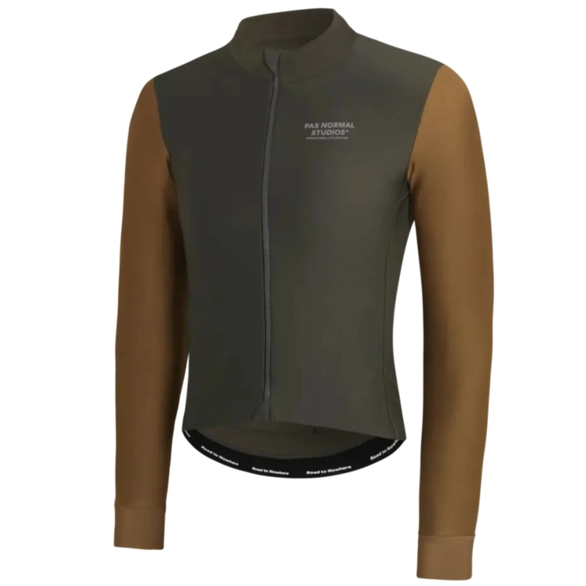 Maglia maniche lunghe Pas Normal Studios Mechanism Thermal - Verde marrone