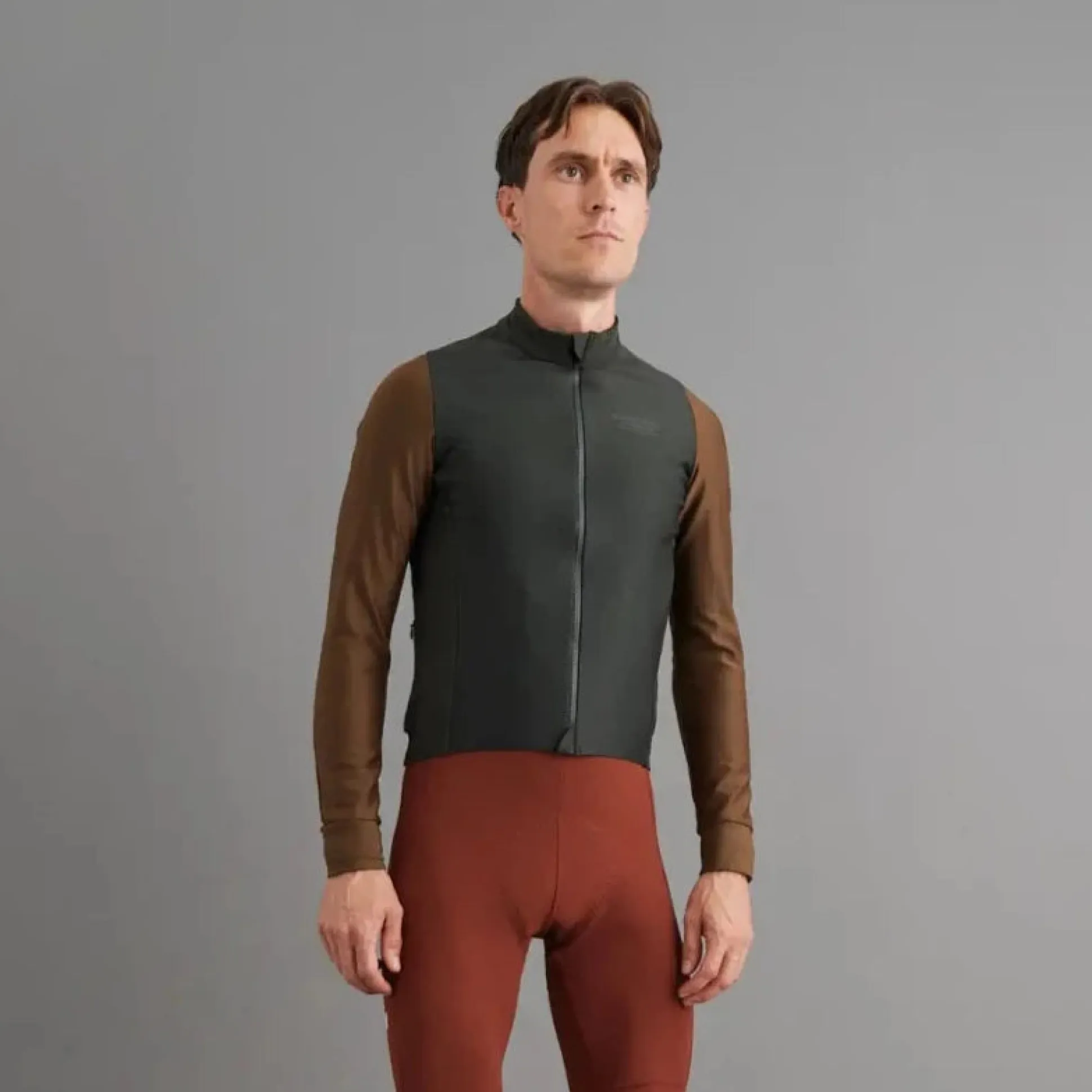 Maglia maniche lunghe Pas Normal Studios Mechanism Thermal - Verde marrone