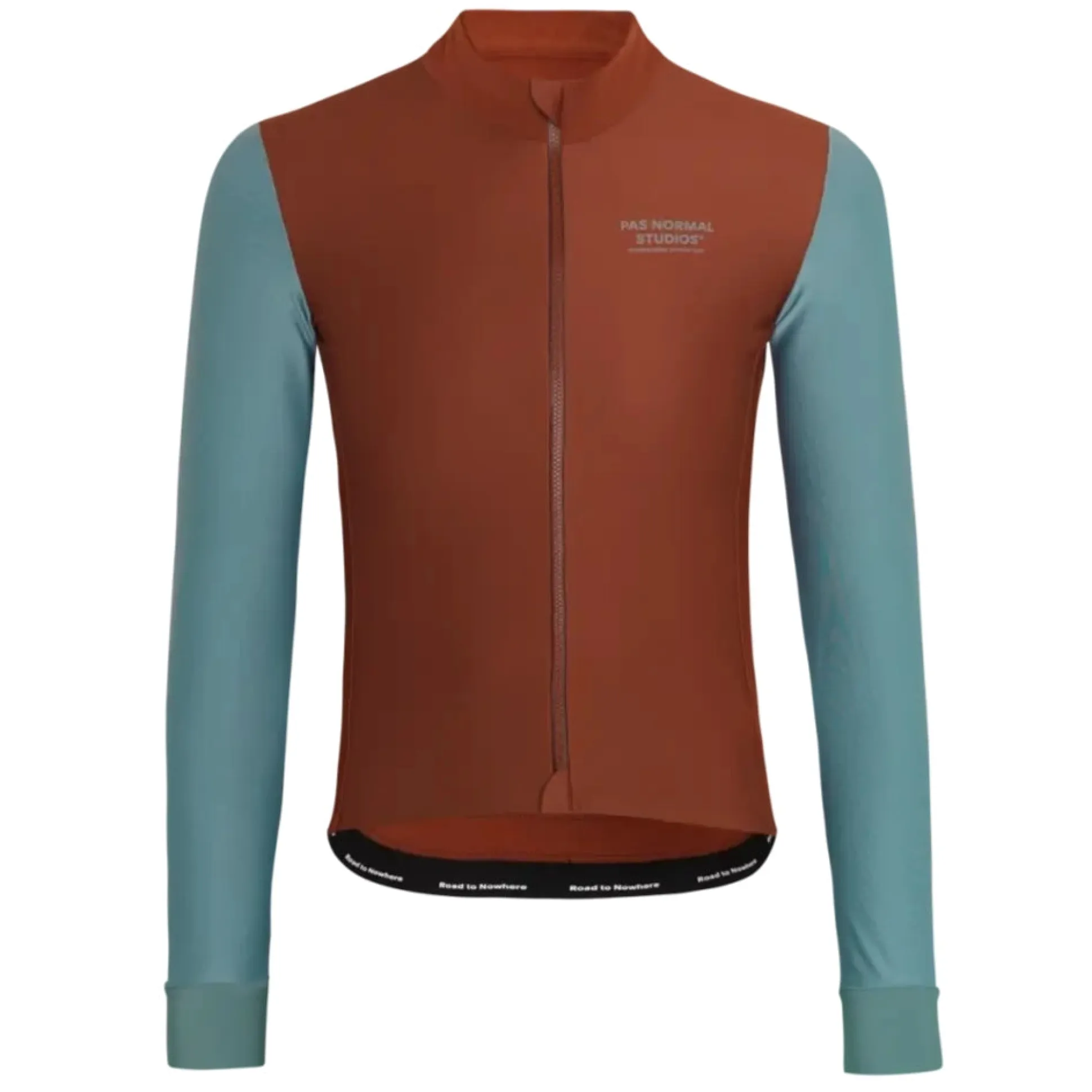 Maglia maniche lunghe Pas Normal Studios Mechanism Thermal - Marrone blu