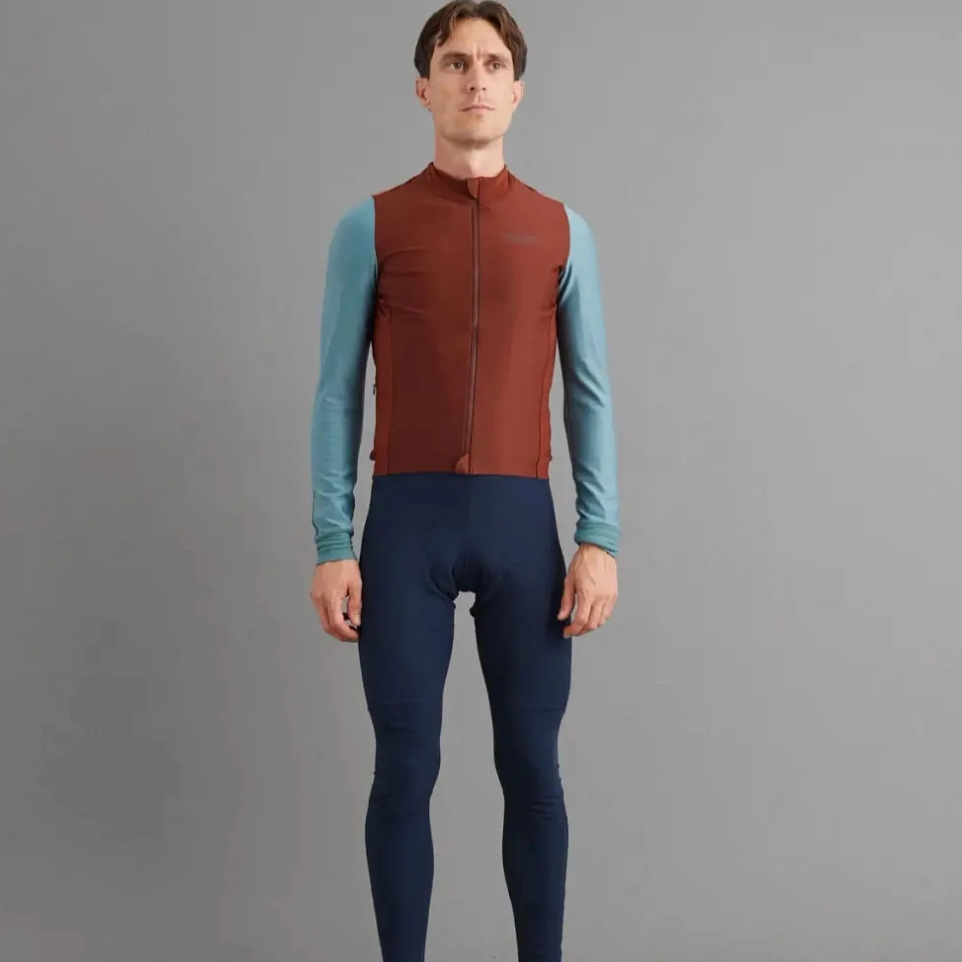 Maglia maniche lunghe Pas Normal Studios Mechanism Thermal - Marrone blu