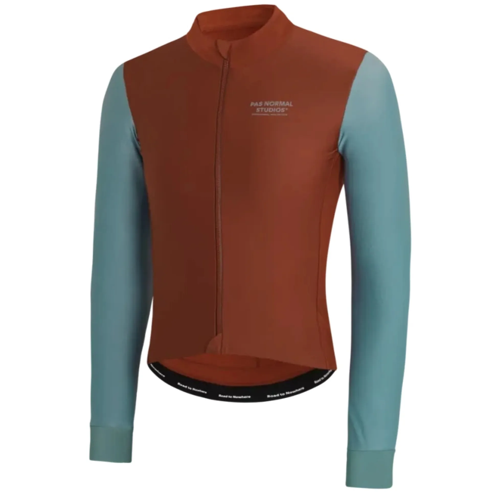 Maglia maniche lunghe Pas Normal Studios Mechanism Thermal - Marrone blu