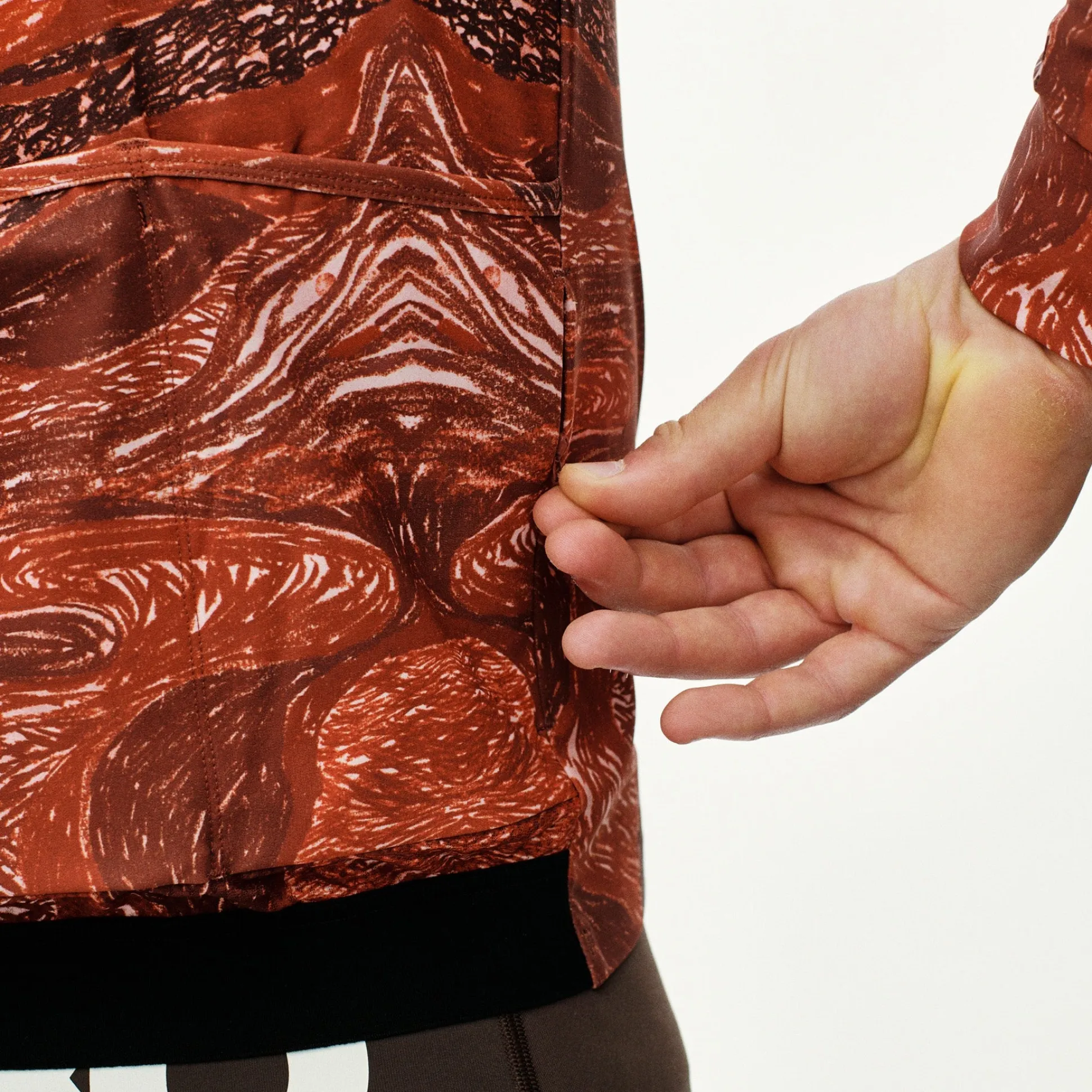Maglia maniche lunghe Pas Normal Studios T.K.O. Woven - Rosso