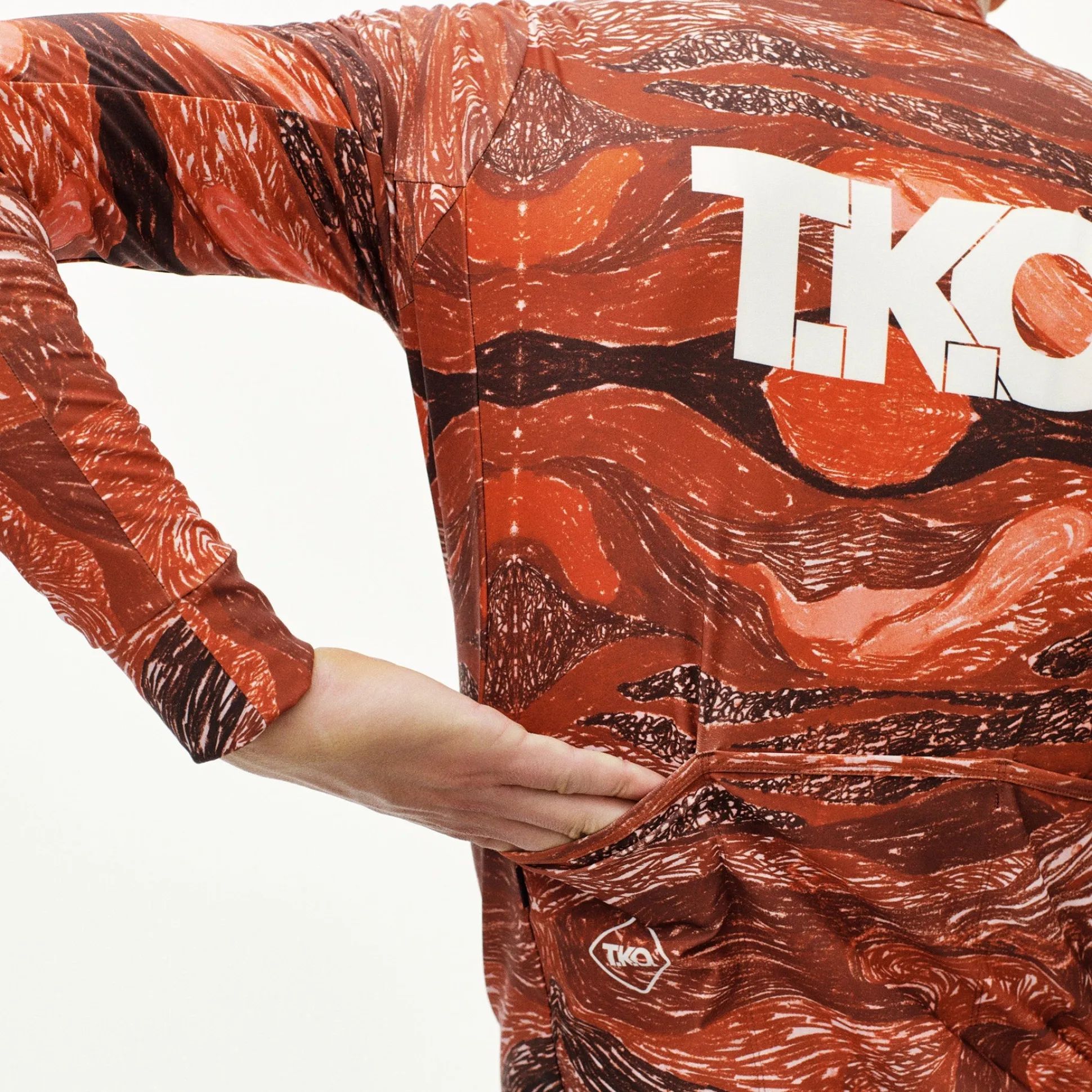 Maglia maniche lunghe Pas Normal Studios T.K.O. Woven - Rosso