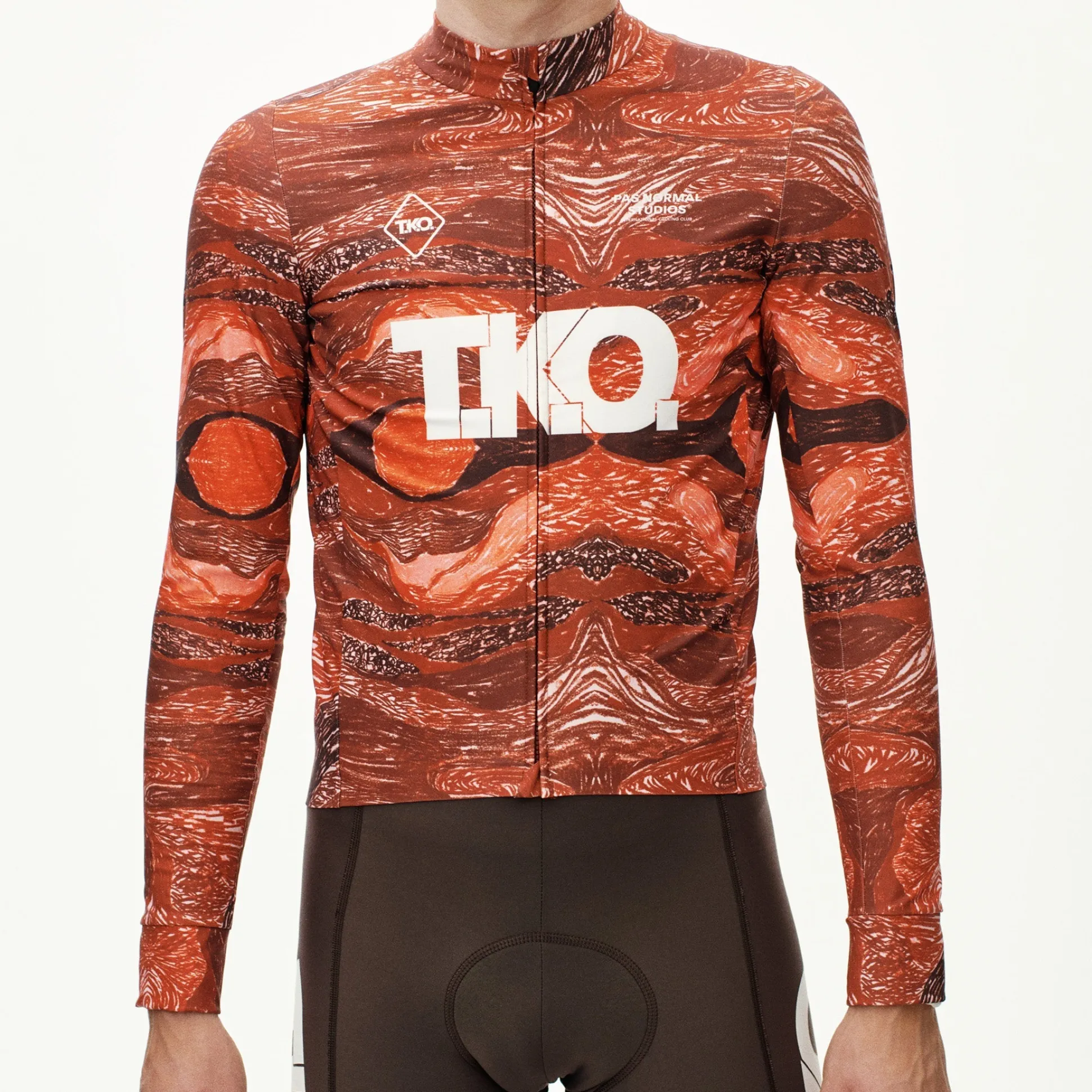 Maglia maniche lunghe Pas Normal Studios T.K.O. Woven - Rosso