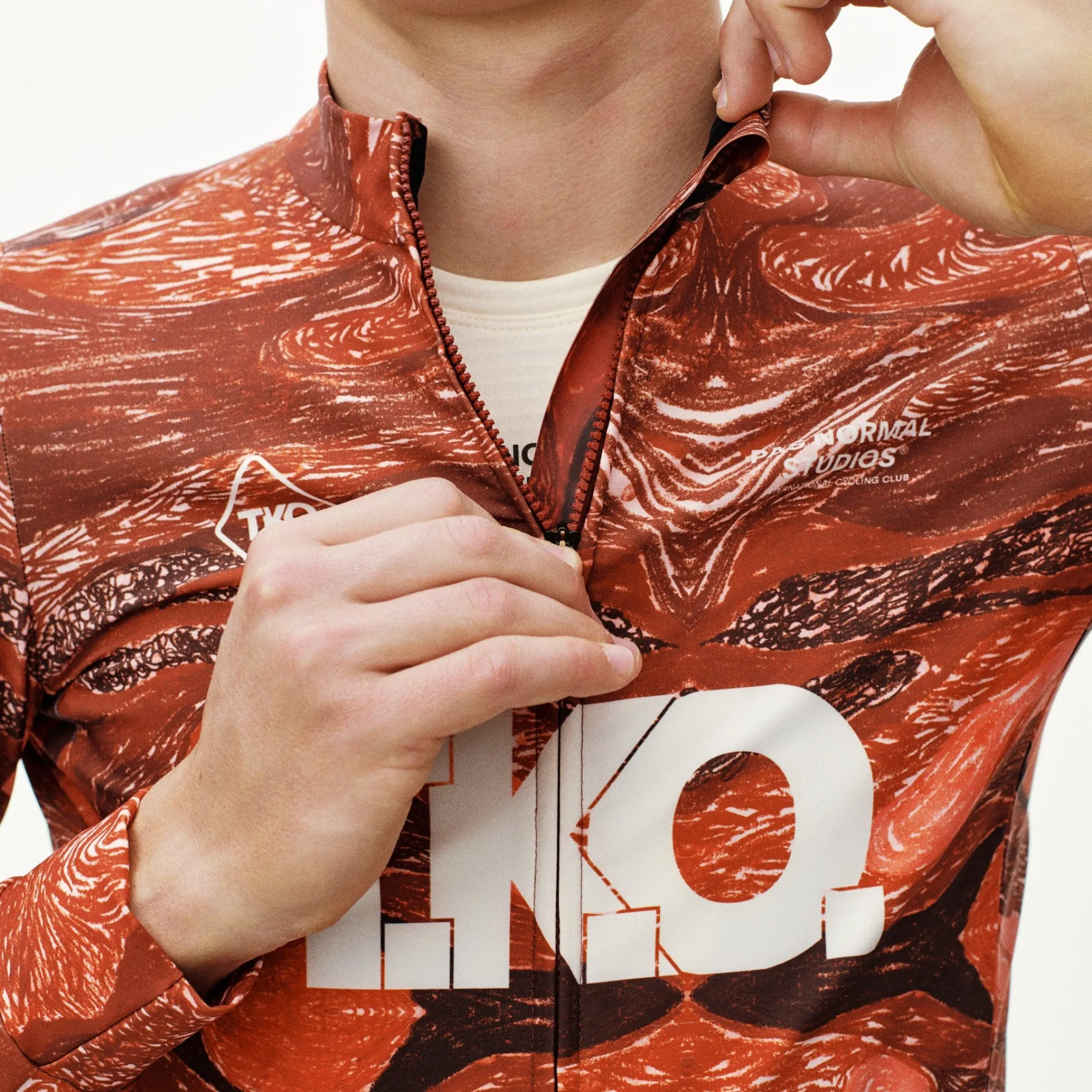 Maglia maniche lunghe Pas Normal Studios T.K.O. Woven - Rosso